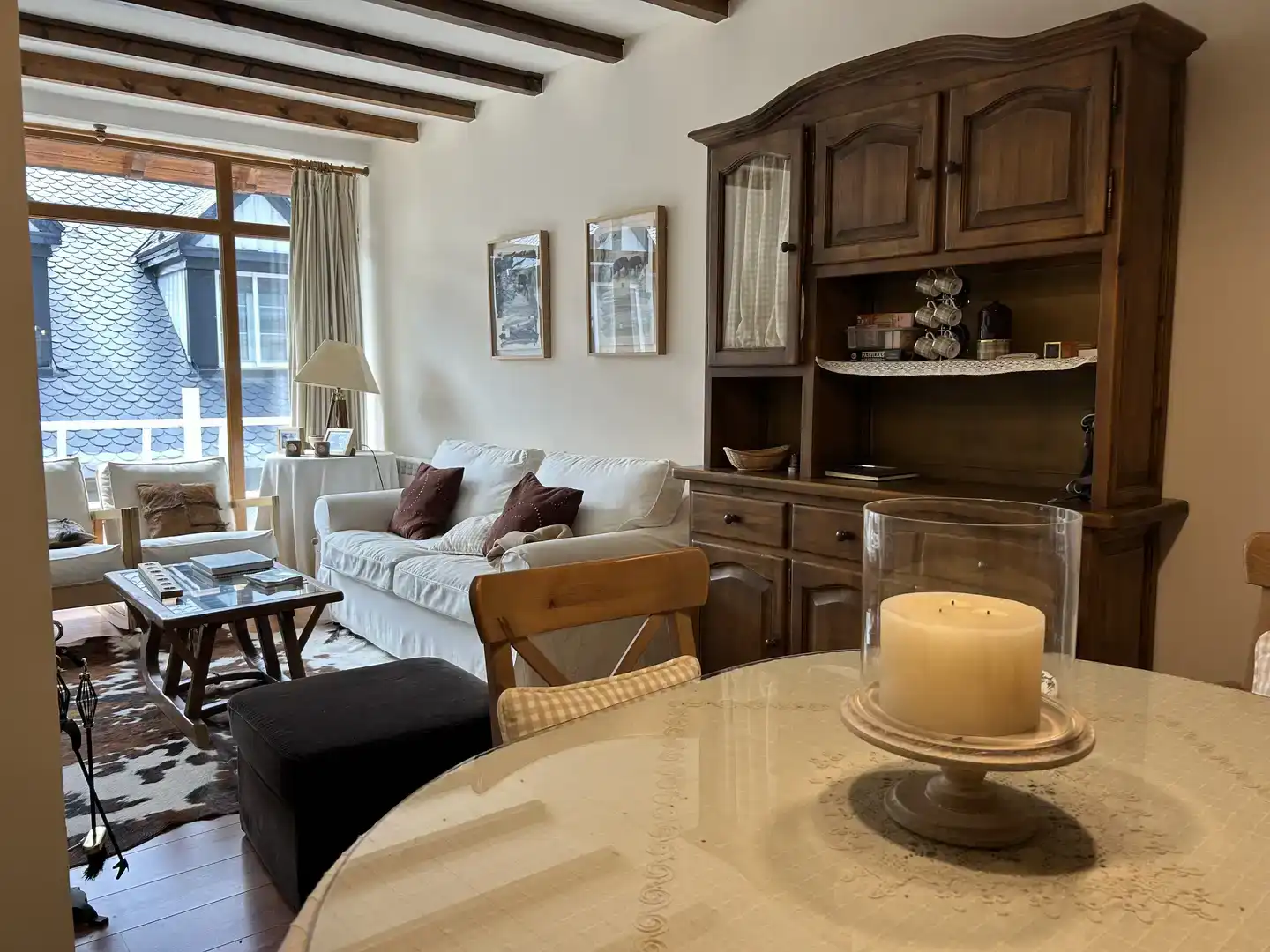 Sala de estar de Casa o chalet en venta en Hermandad de Campoo de Suso con Jardín privado, Parquet y Trastero