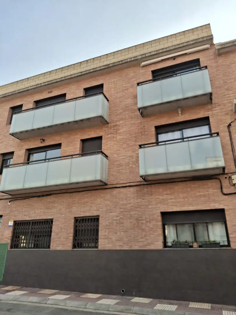 Exterior view of Flat for sale in L'Aldea  with Air Conditioner, Storage room and Furnished
