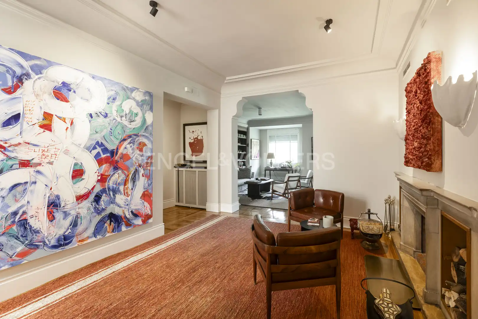 Sala de estar de Piso en venta en Madrid con Aire acondicionado, Calefacción y Parquet