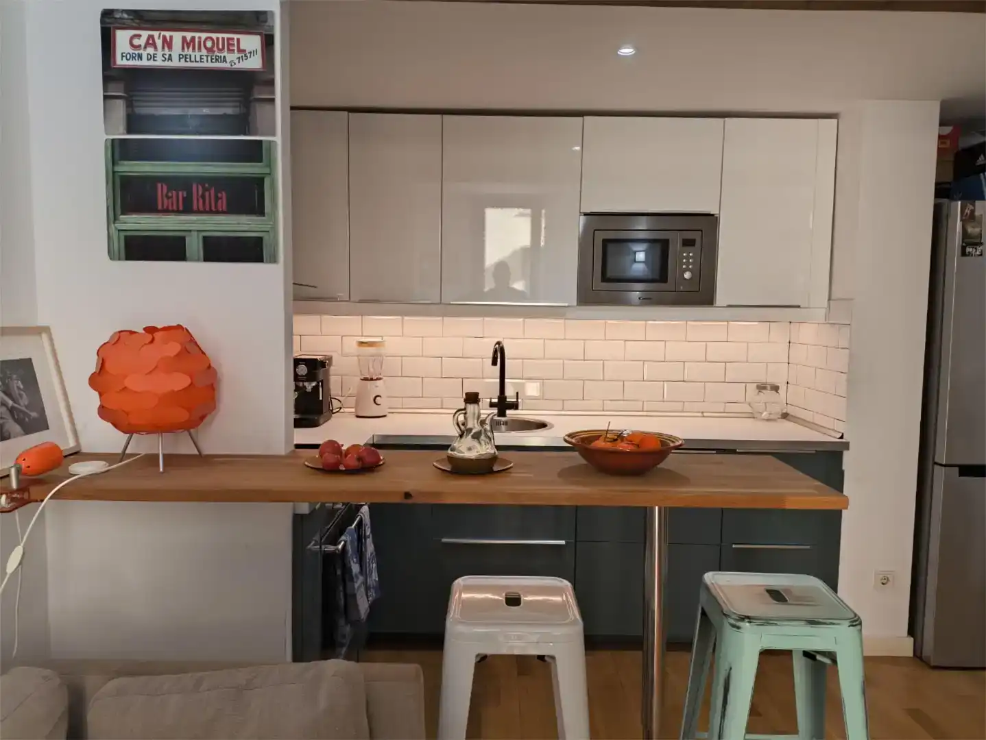 Küche von Wohnung zum Verkauf in  Palma de Mallorca mit Klimaanlage