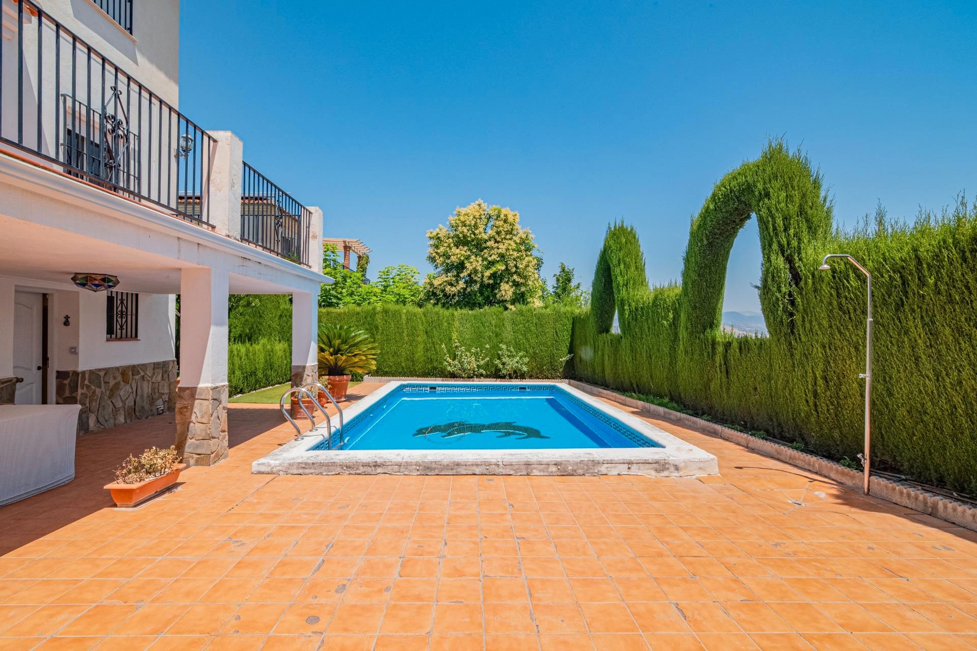 Jardín de Casa o chalet en venta en Monachil con Jardín privado, Terraza y Piscina