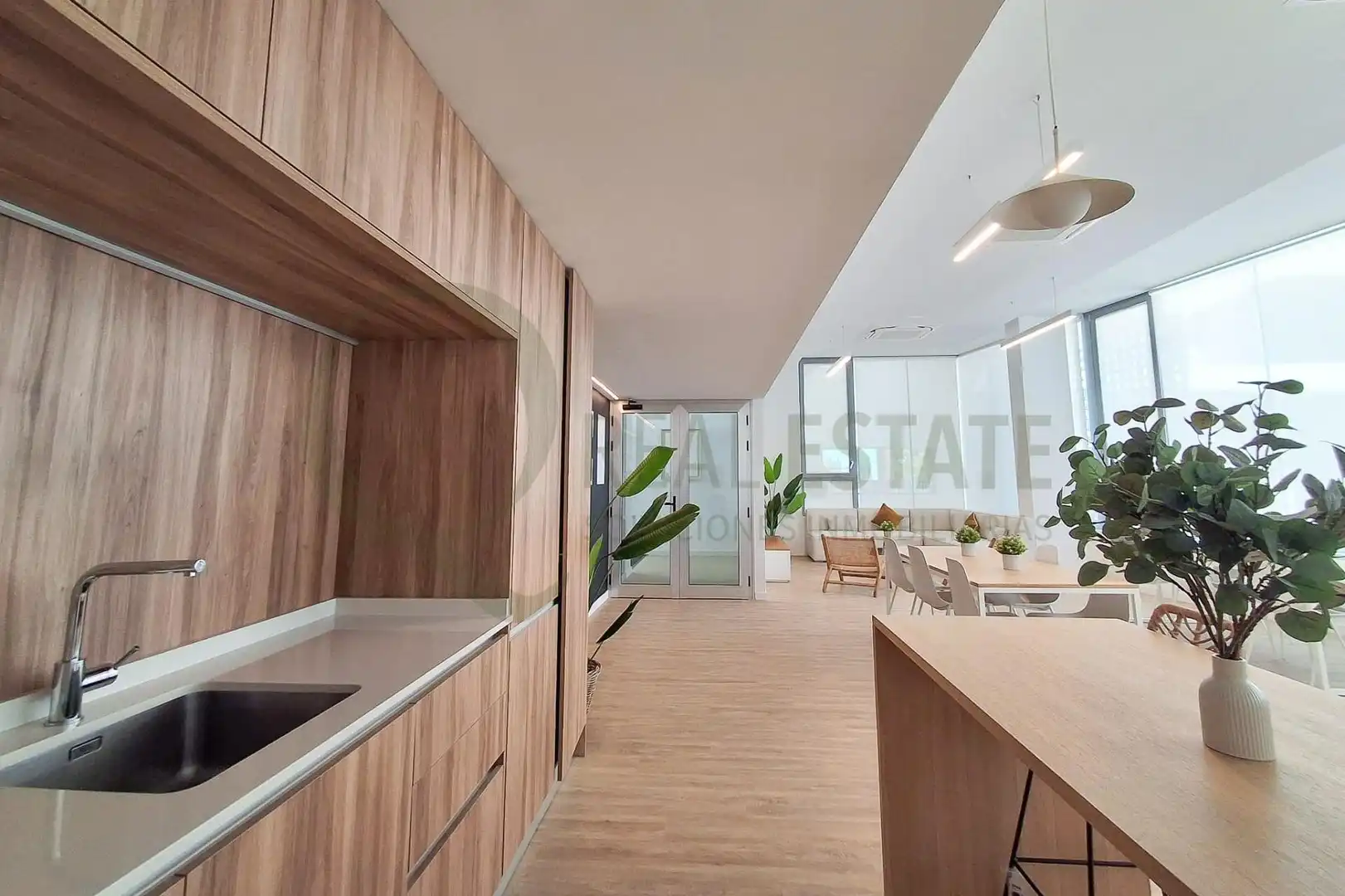 Küche von Wohnung zum Verkauf in Alicante / Alacant mit Klimaanlage, Terrasse und Abstellraum