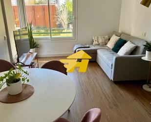 Living room of Flat to rent in Málaga Capital  with Air Conditioner, Private garden and Furnished