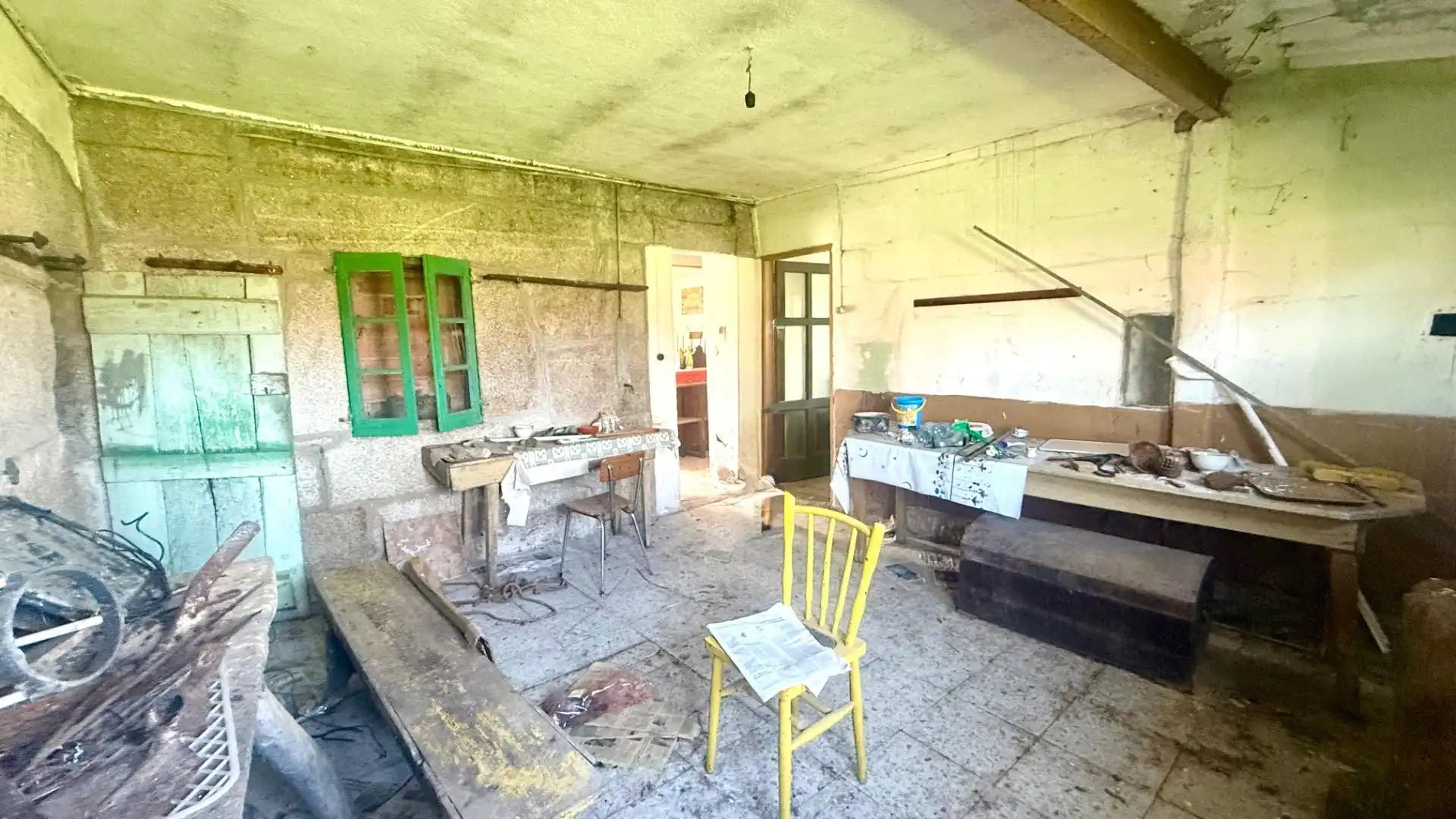Cocina de Casa o chalet en venta en Piñor con Jardín privado, Terraza y Amueblado