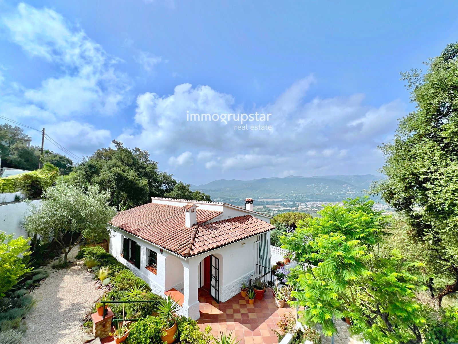 Exterior view of House or chalet for sale in Santa Cristina d'Aro  with Air Conditioner, Heating and Terrace