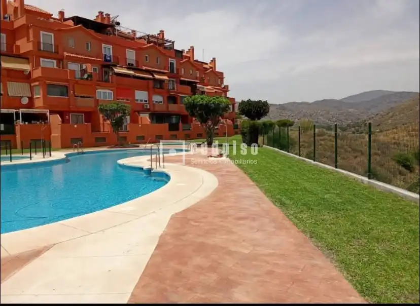 Exterior view of Flat for sale in Rincón de la Victoria  with Air Conditioner, Private garden and Terrace