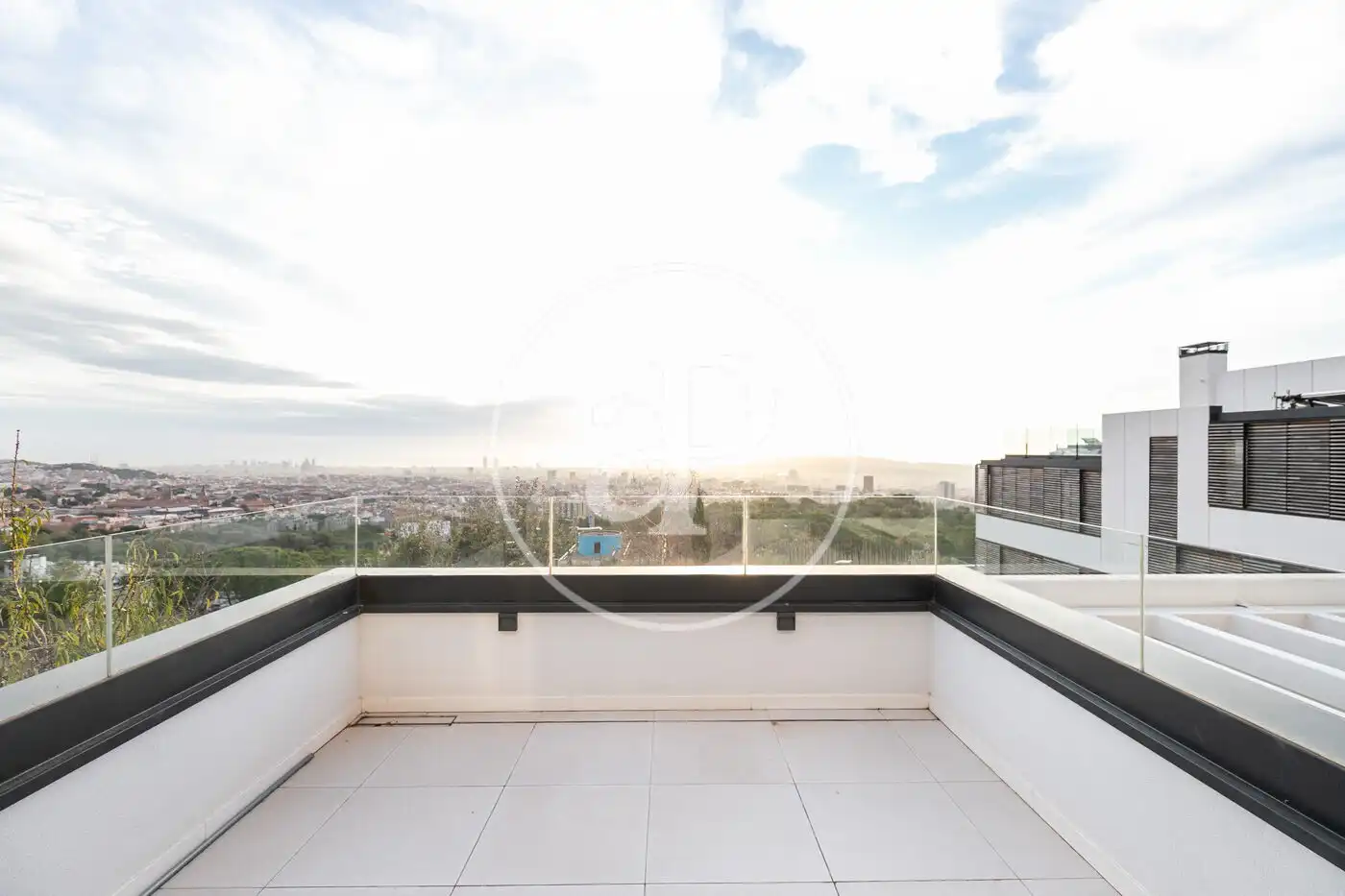 Terrace of Flat for rent in Barcelona  with Air Conditioner, Heating and Private garden