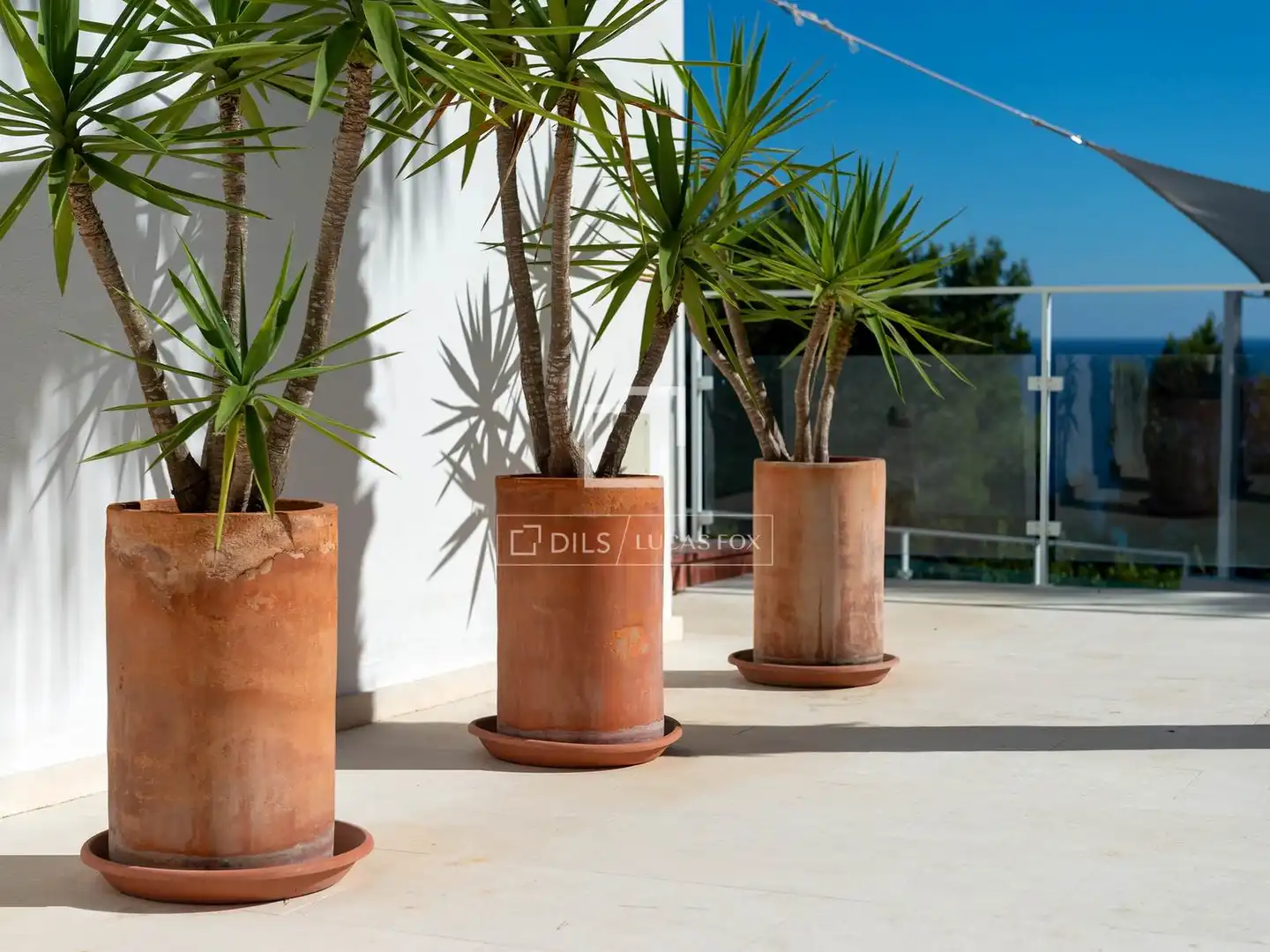 Terrassa de Casa o xalet en venda en Es Migjorn Gran amb Aire condicionat, Jardí privat i Terrassa