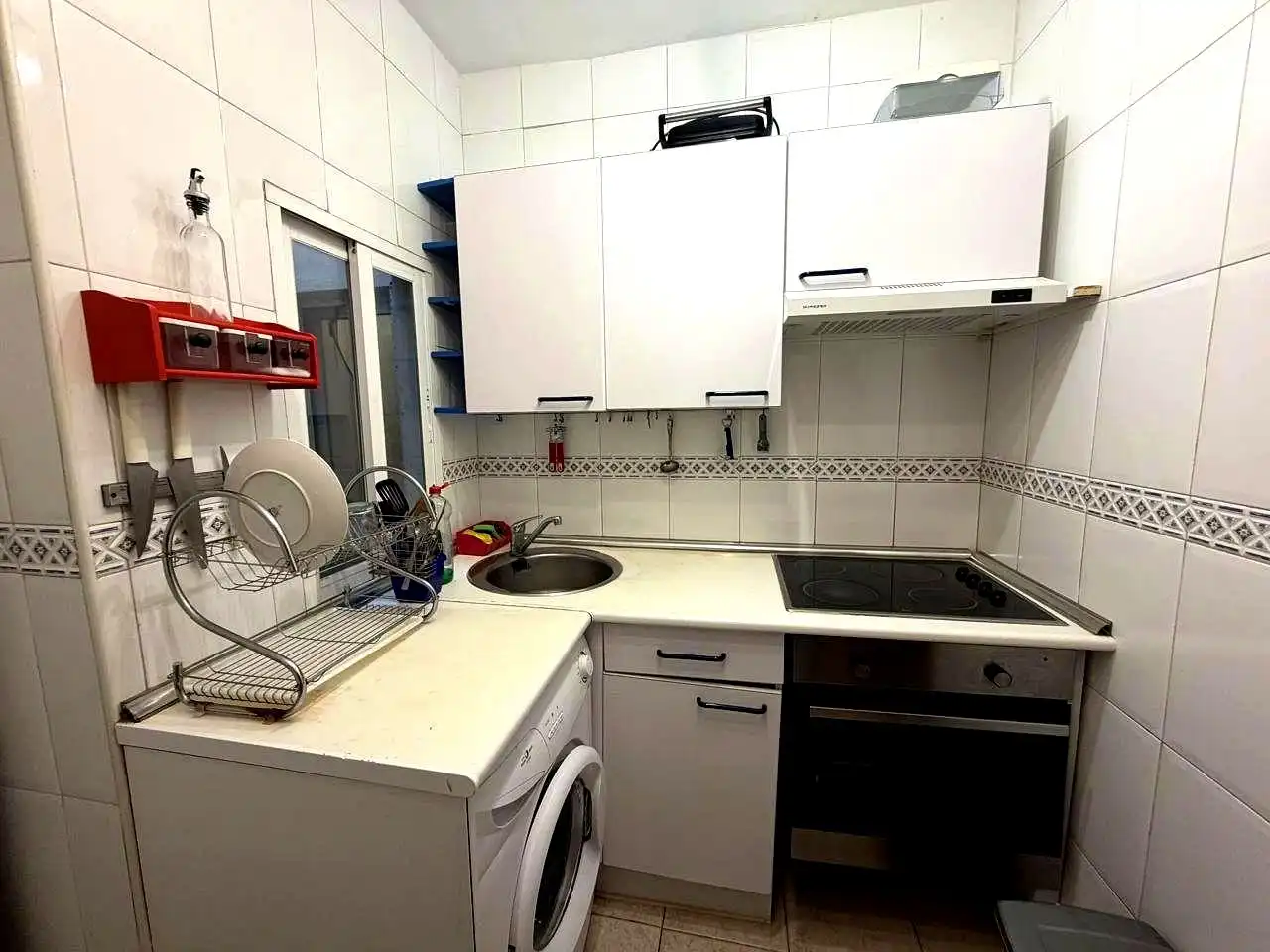 Cocina de Piso de alquiler en Madrid con Aire acondicionado, Calefacción y Parquet