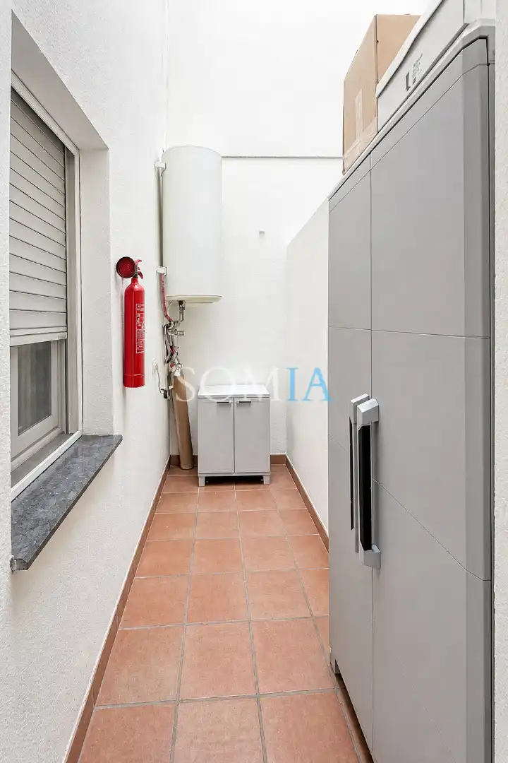 Cocina de Planta baja en venta en Santa Maria de Palautordera con Aire acondicionado, Calefacción y Jardín privado