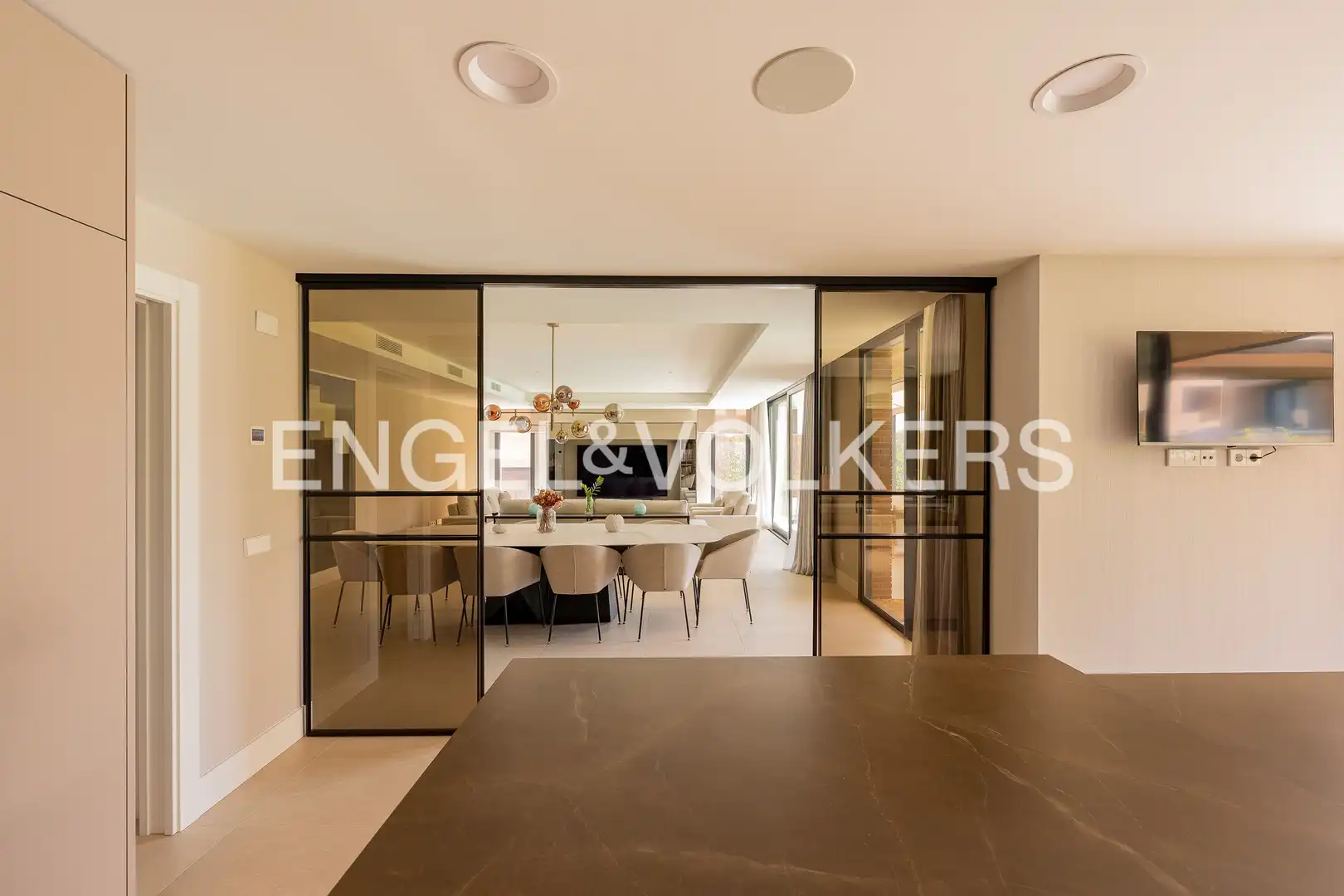 Comedor de Casa o chalet en venta en Las Rozas de Madrid con Aire acondicionado, Calefacción y Jardín privado