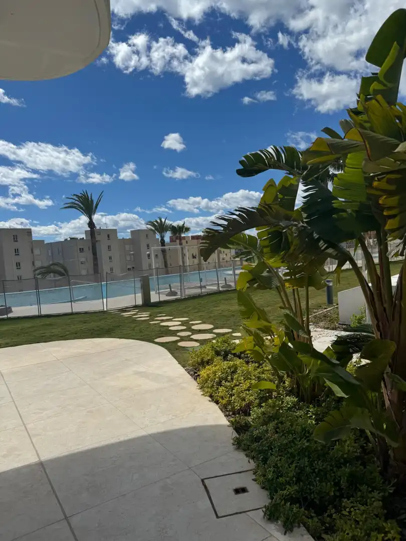 Swimming pool of Apartments for rent in Benidorm  with Air Conditioner, Heating and Private garden