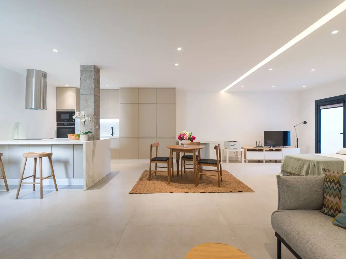 Sala de estar de Piso de alquiler en Las Palmas de Gran Canaria con Jardín privado y Terraza