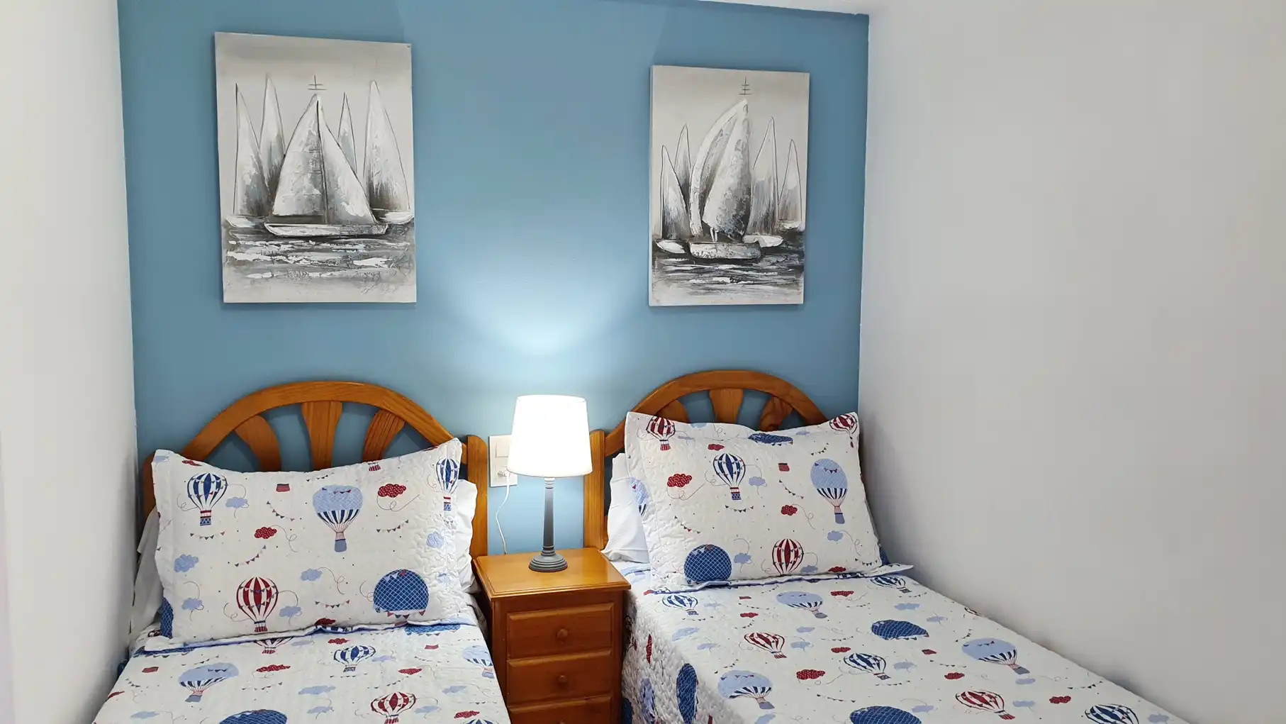 Schlafzimmer von Wohnungen zur Miete in Gandia mit Terrasse, Möbliert und Ofen