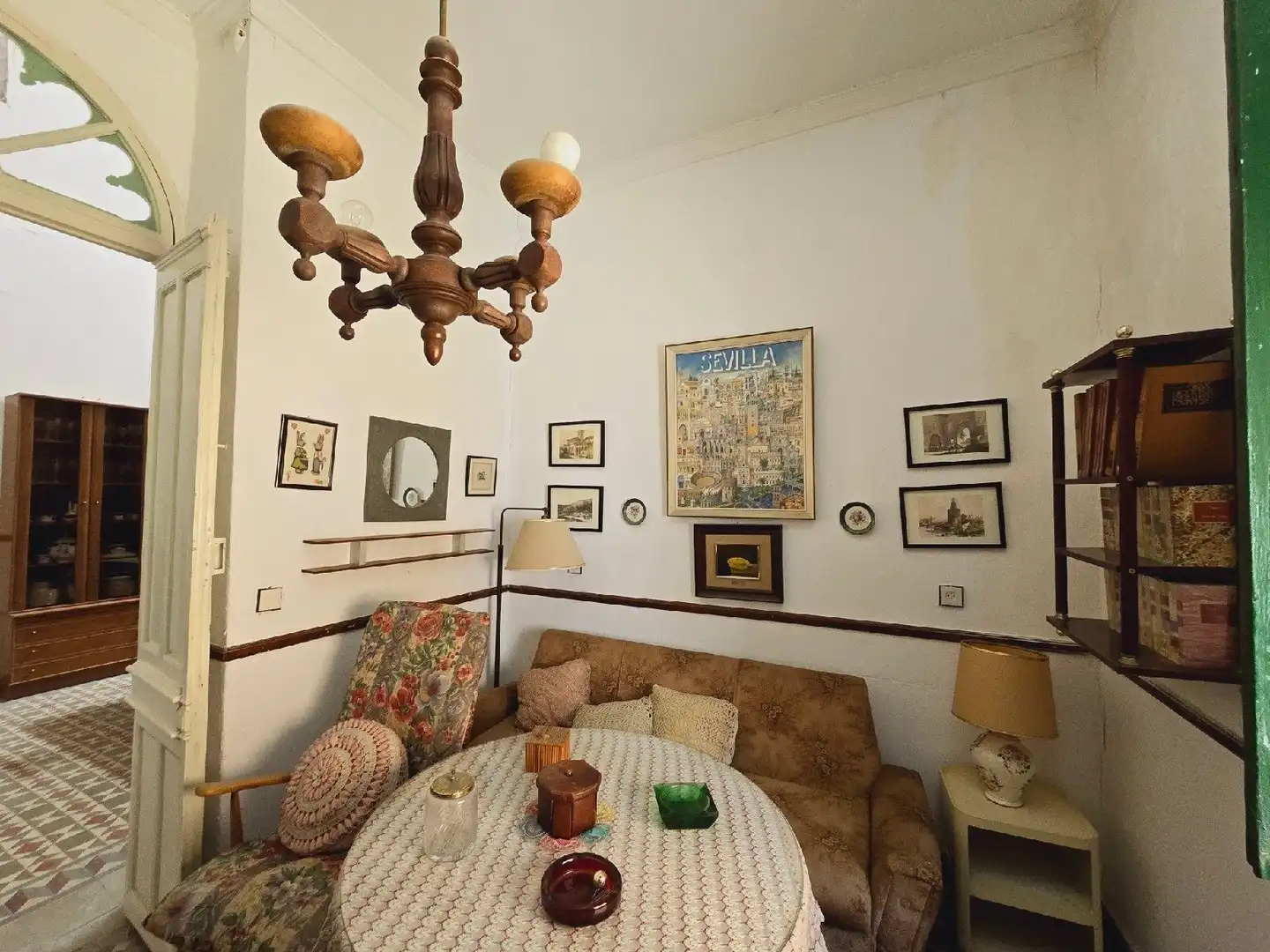Sala de estar de Casa o chalet en venta en Garrucha con Terraza, Trastero y Amueblado