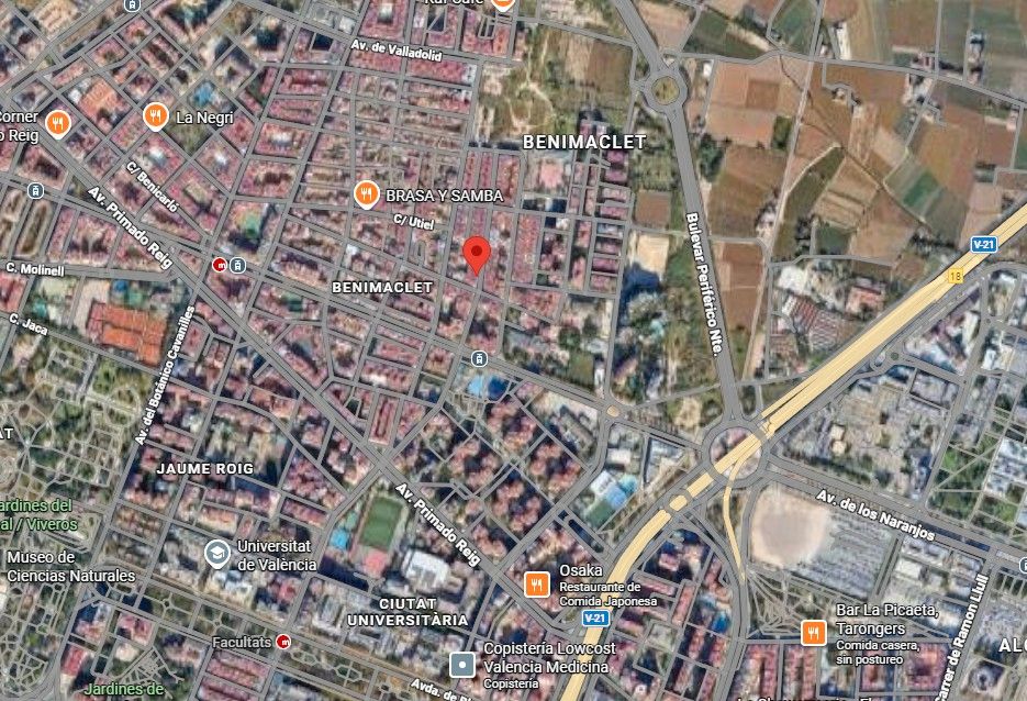 Exterior view of Flat for sale in  Valencia Capital  with Air Conditioner, Furnished and Oven