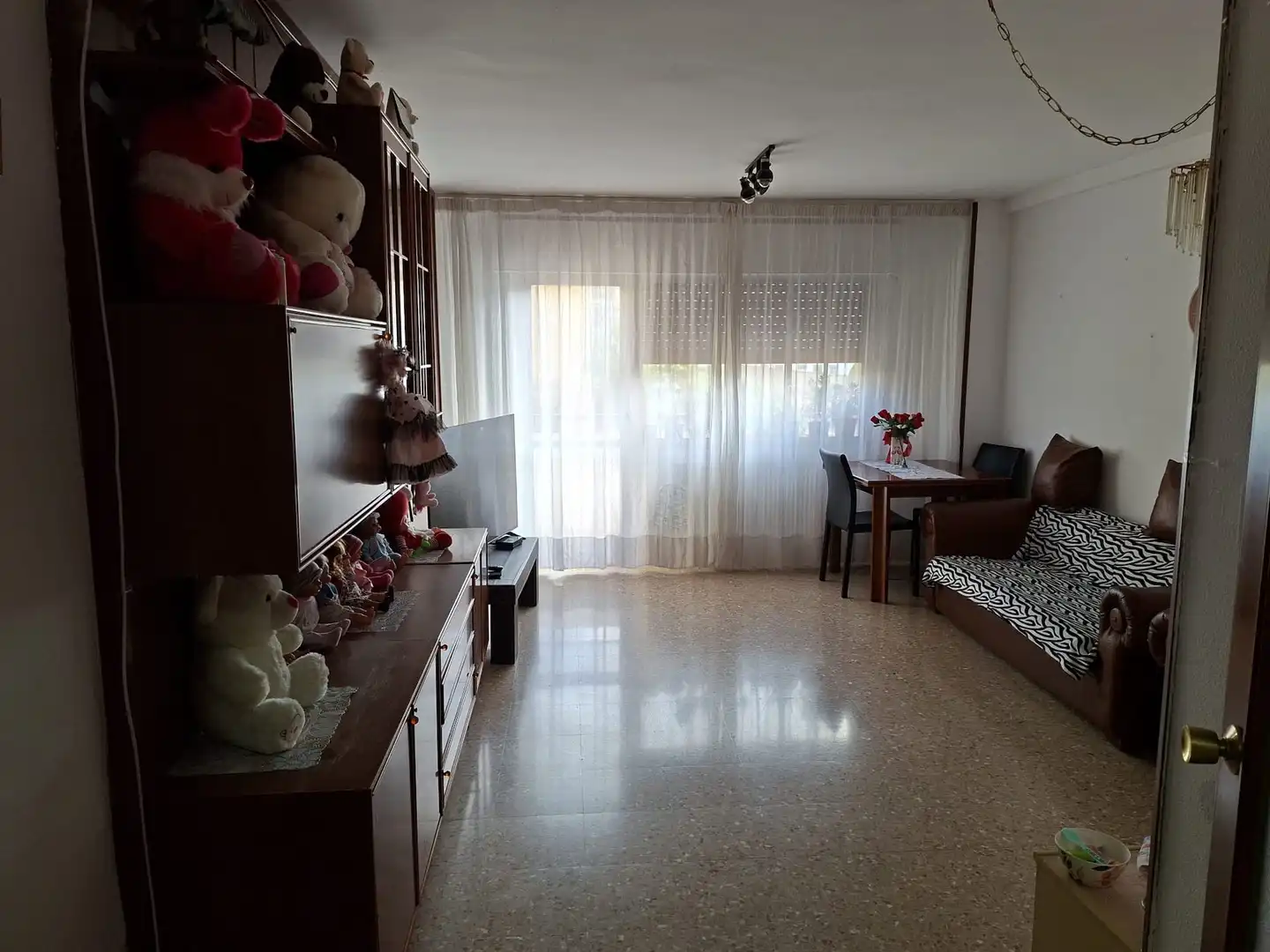 Sala d'estar de Pis en venda en Caspe amb Calefacció, Moblat i Forn