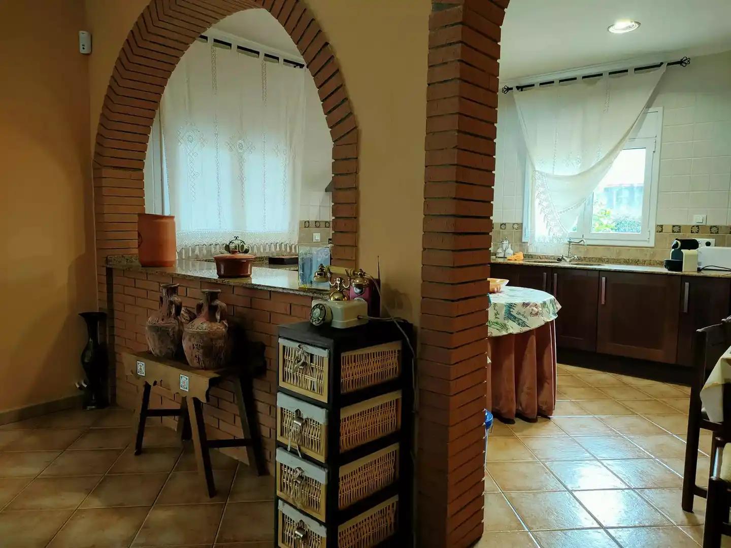 Cocina de Casa o chalet en venta en Riudarenes con Terraza