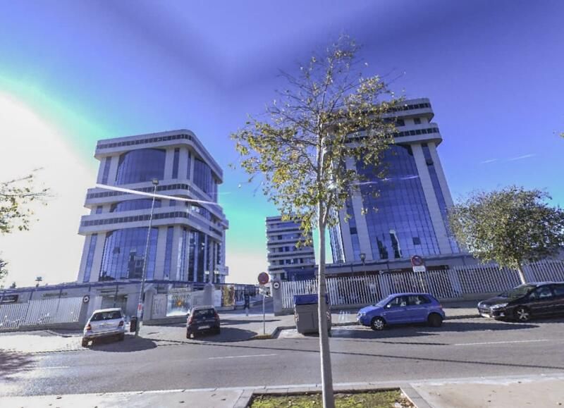 Exterior view of Garage for sale in  Sevilla Capital