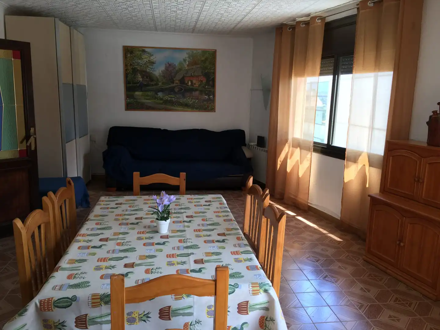 Living room of Flat for sale in Castellbisbal  with Heating, Terrace and Furnished