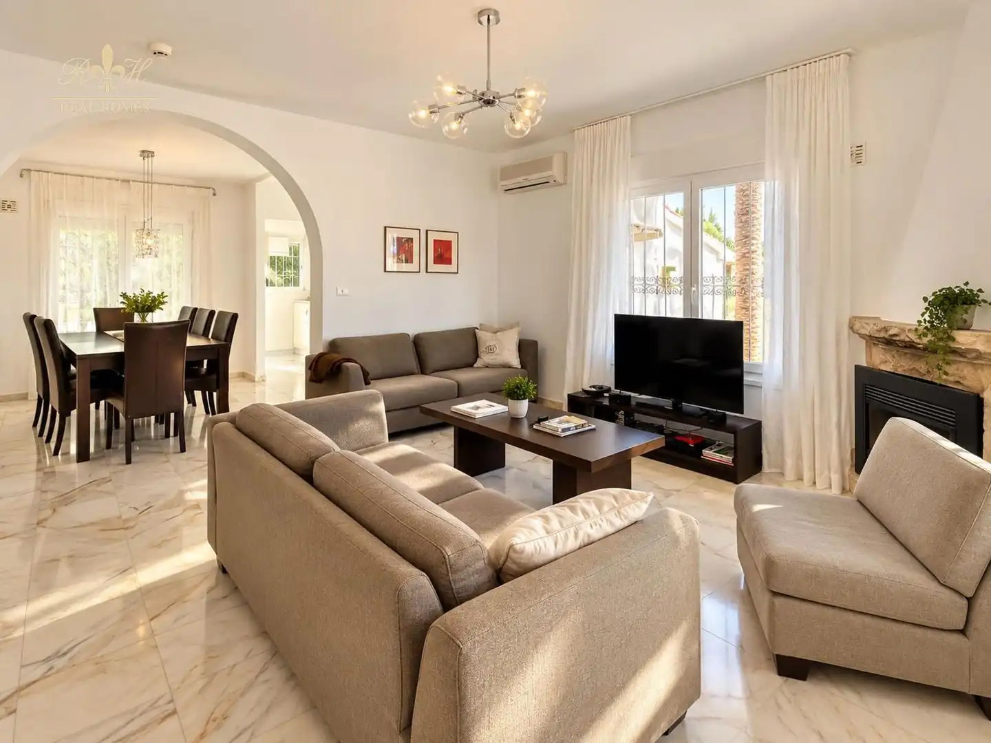 Sala d'estar de Casa o xalet en venda en L'Albir