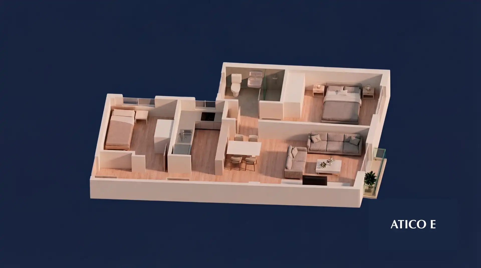 Neubau-Wohnung mit Terrasse zum Verkauf in Calle Cerro Largo 17, imagen 4