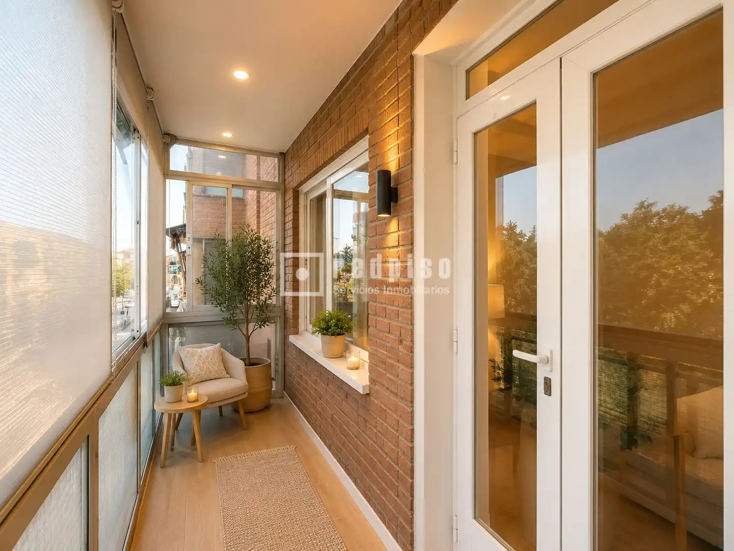 Balcony of Flat for sale in Madrid