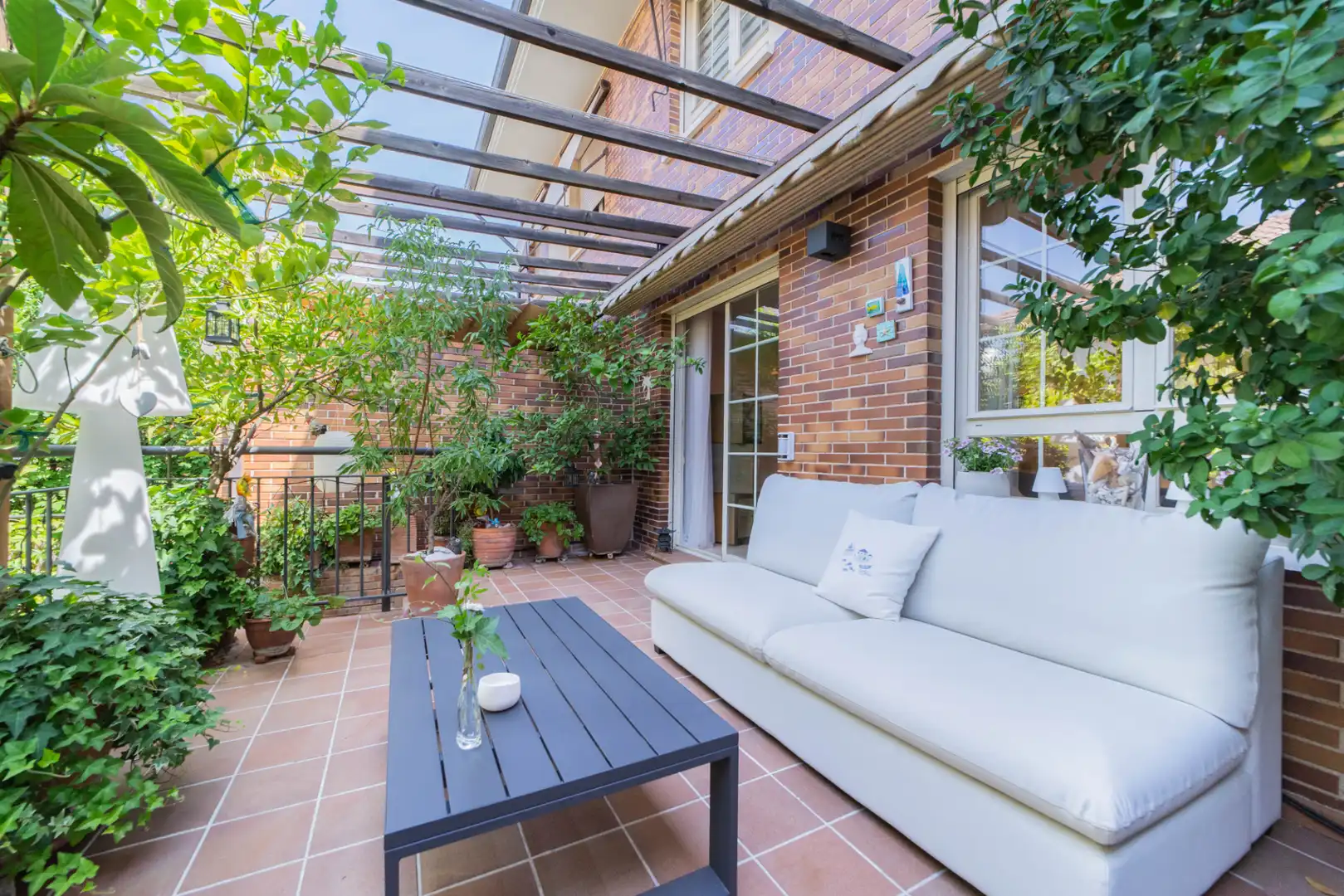 Terrassa de Casa o xalet en venda en Boadilla del Monte amb Aire condicionat, Calefacció i Jardí privat