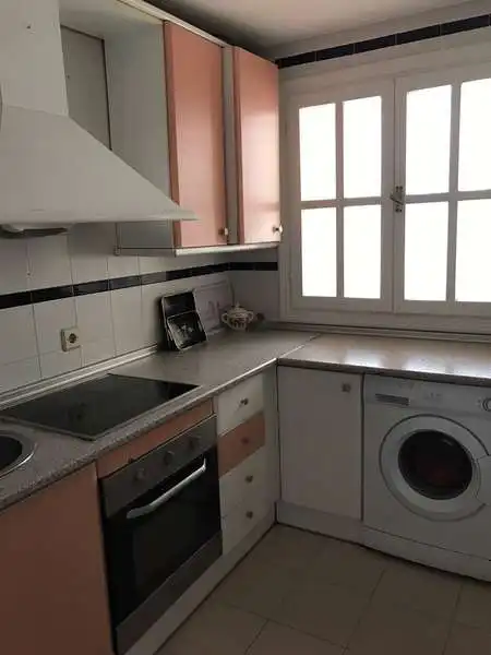 Küche von Wohnung zur Miete in Roquetas de Mar mit Terrasse, Möbliert und Gemeinschaftspool