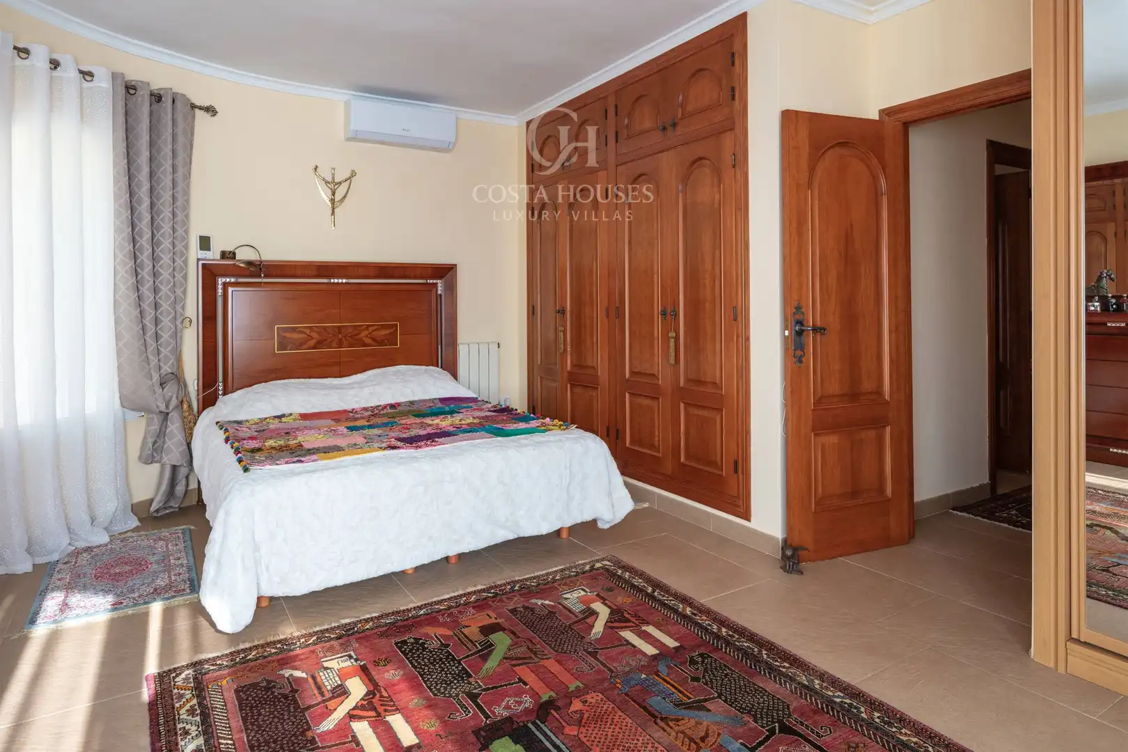 Schlafzimmer von Haus oder Chalet zum Verkauf in Jávea / Xàbia mit Klimaanlage, Privatgarten und Terrasse