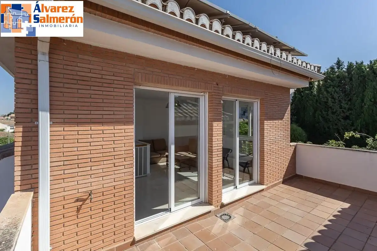 Terraza de Casa o chalet en venta en Huétor Vega con Terraza, Piscina y Balcón