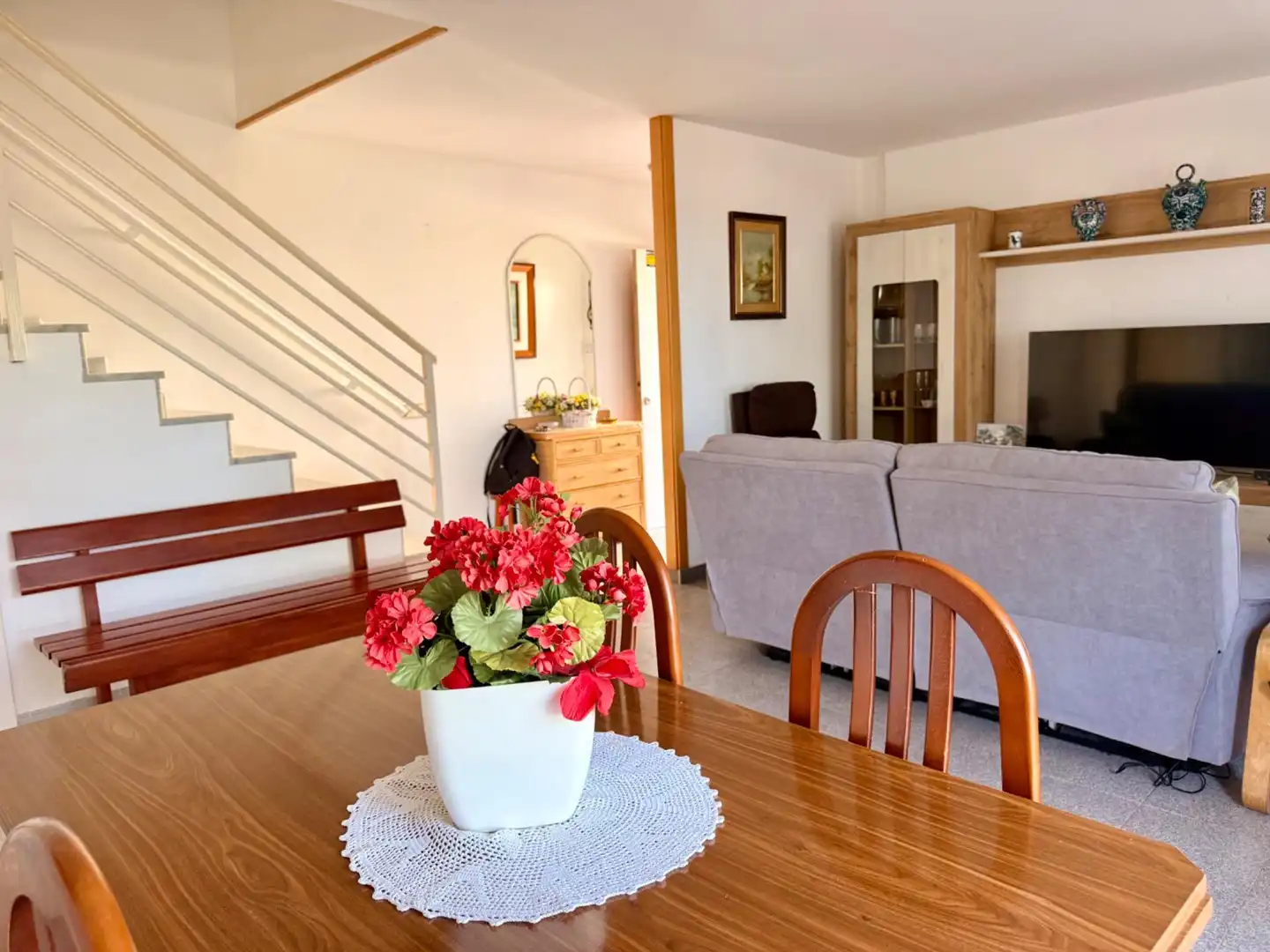 Comedor de Casa adosada en venta en Prat de Vilanova