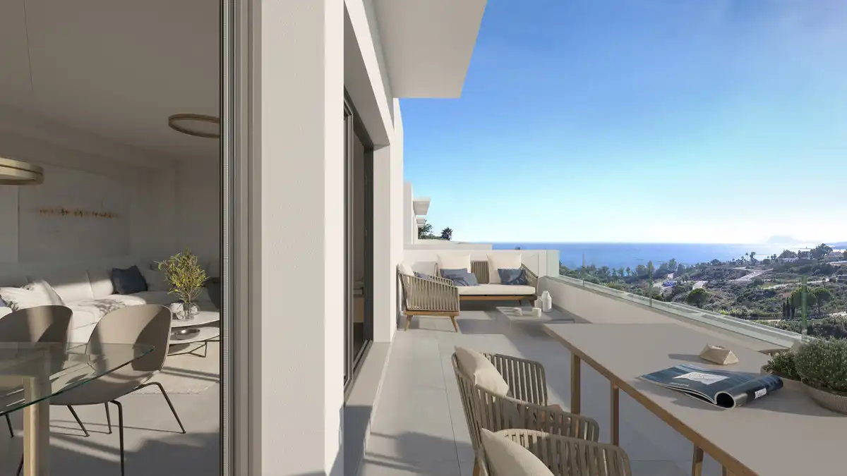 Terraza de Casa adosada en venta en Manilva con Jardín privado, Terraza y Trastero