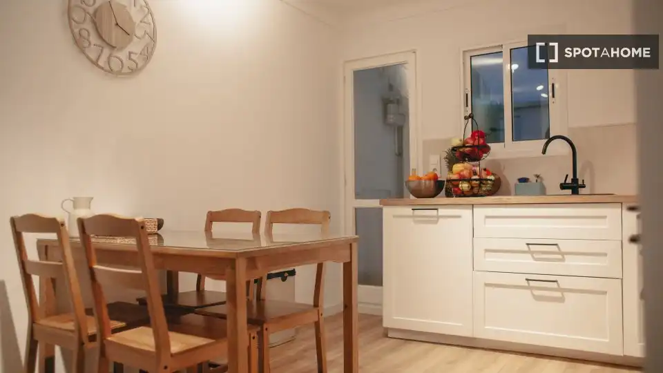 Dining room of Apartments for share in Cubelles  with Air Conditioner, Terrace and Furnished