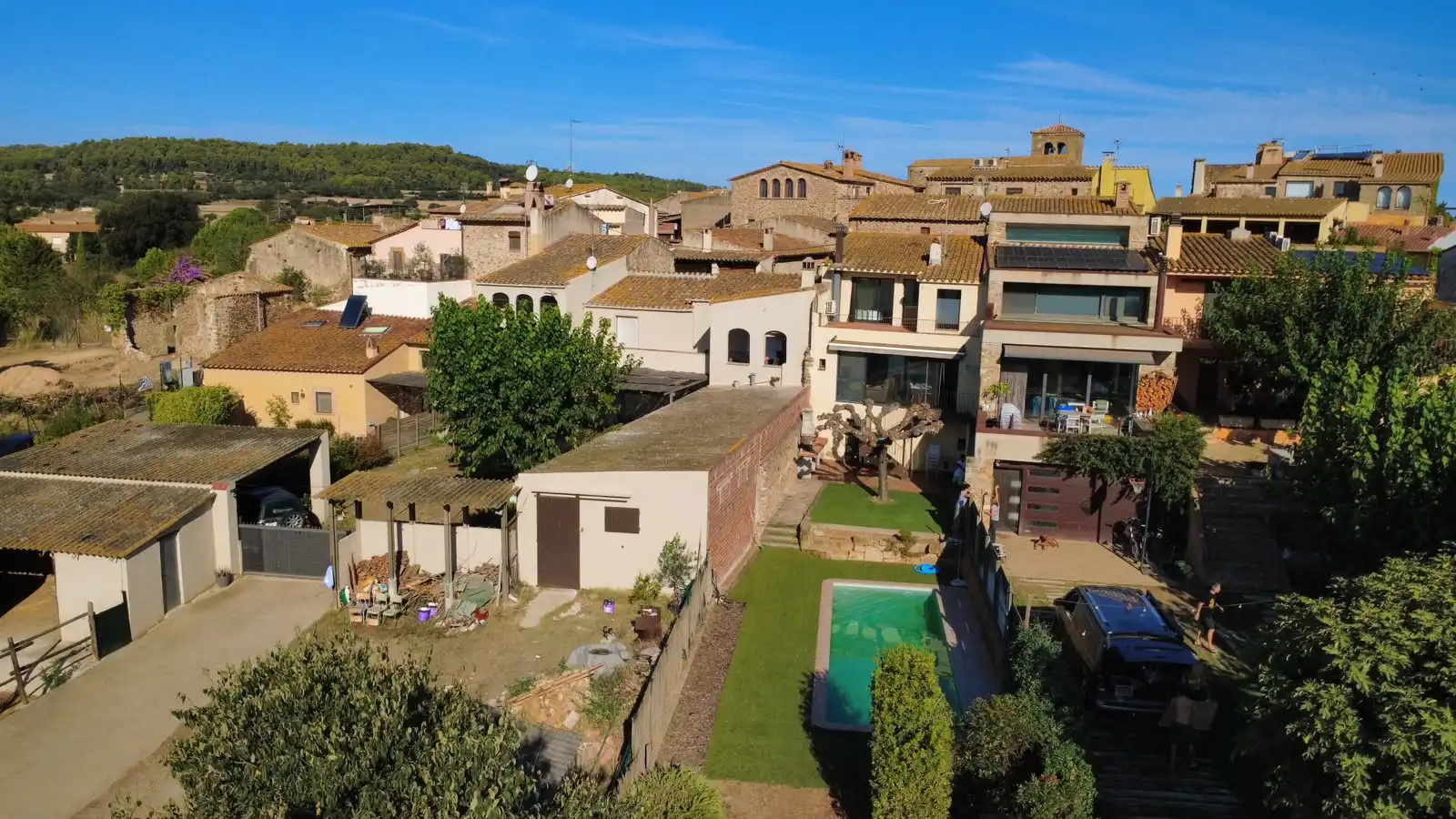 Exterior view of Country homes for sale in Corçà  with Air Conditioner, Heating and Private garden