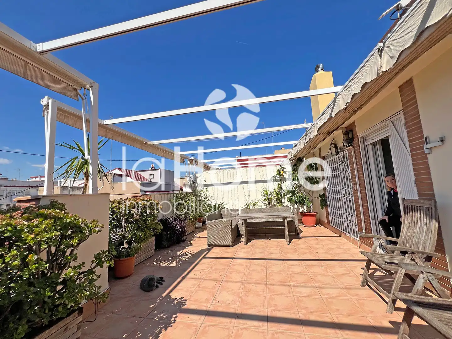Terrasse von Dachboden zum Verkauf in Valencia mit Klimaanlage, Heizung und Parkett