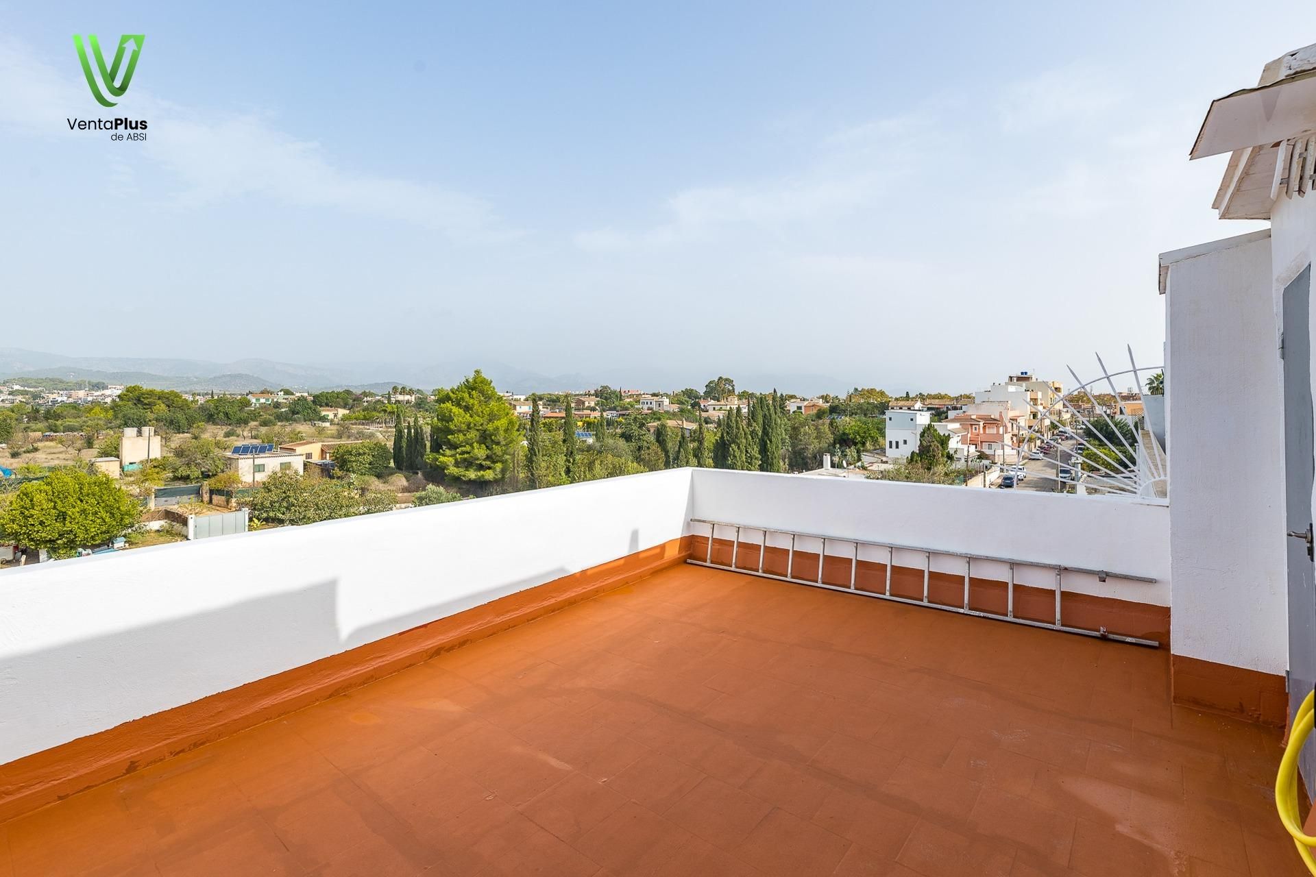 Vista exterior de Àtic en venda en  Palma de Mallorca amb Aire condicionat, Terrassa i Balcó