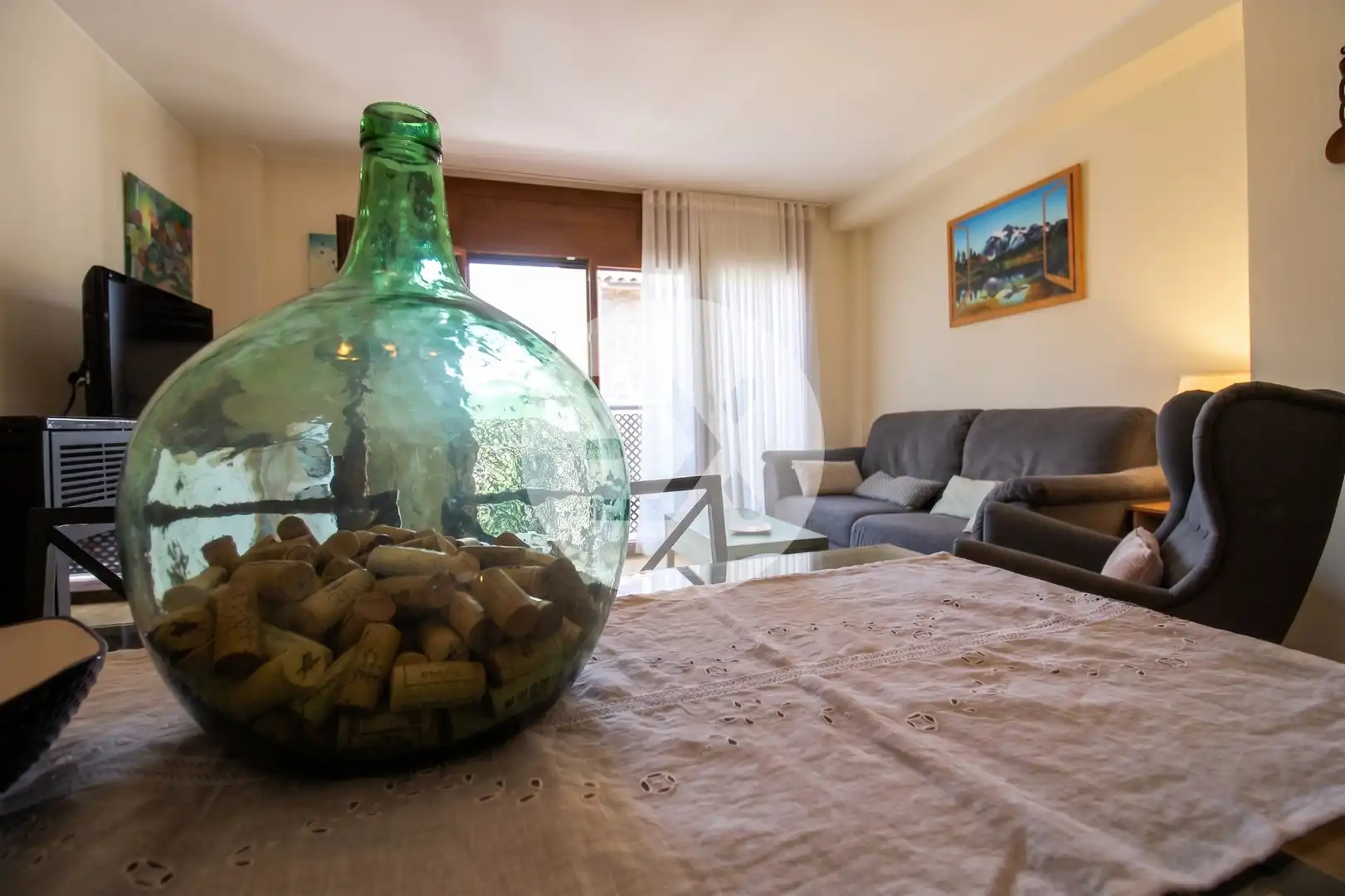 Sala d'estar de Dúplex en venda en Sant Pau de Segúries amb Parquet, Traster i Balcó