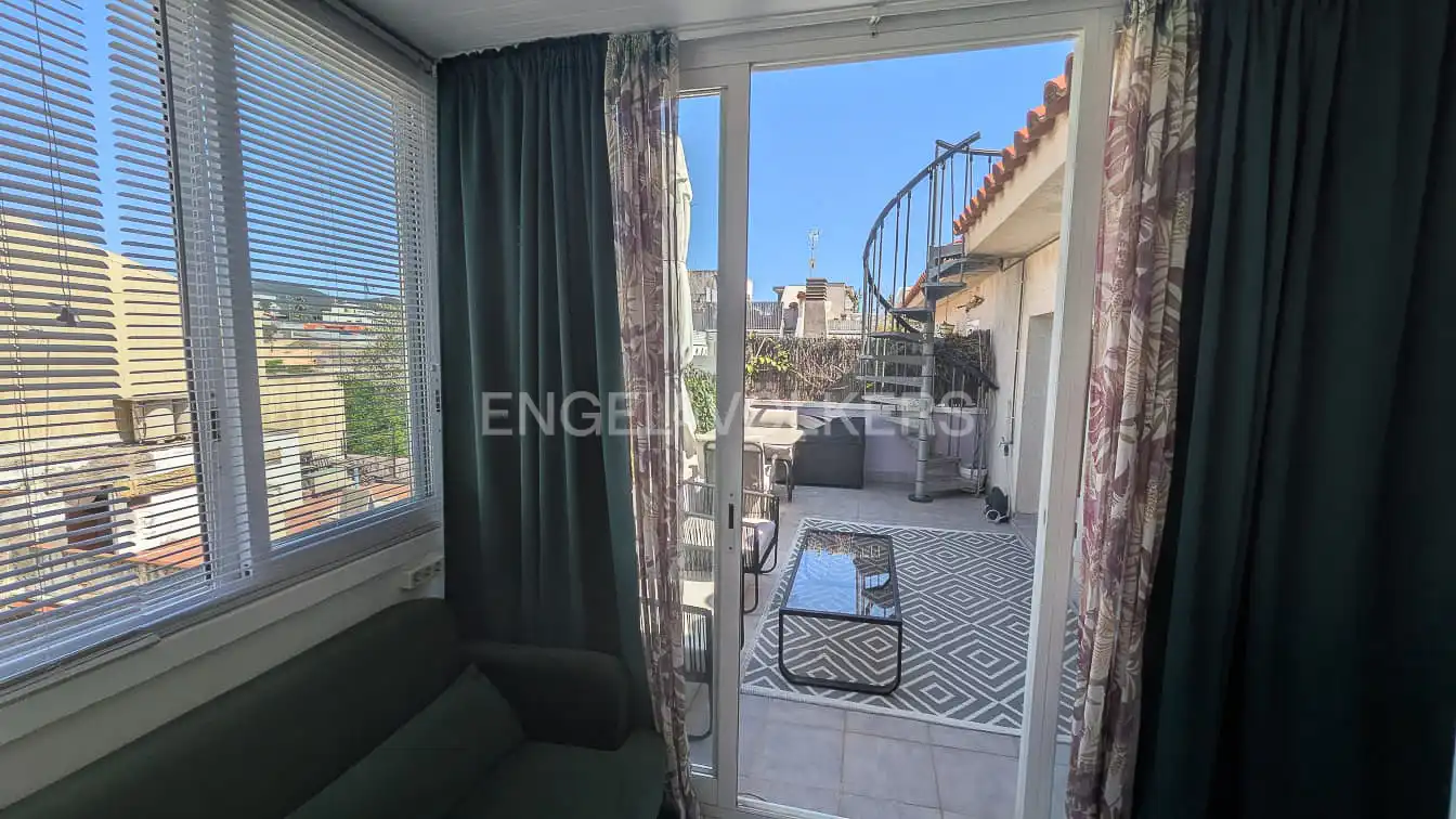 Terrassa de Àtic de lloguer en Sitges amb Aire condicionat, Calefacció i Terrassa