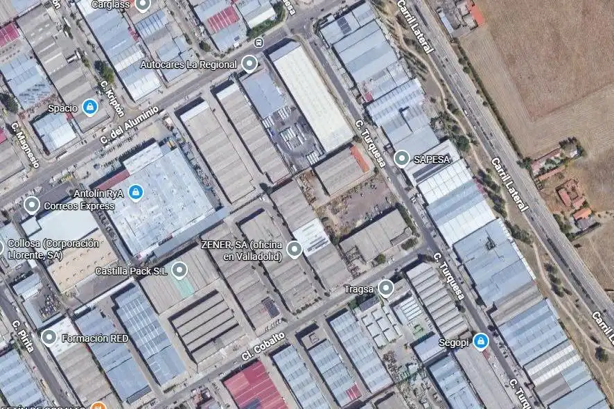 Vista exterior de Terreno industrial en venta en Valladolid
