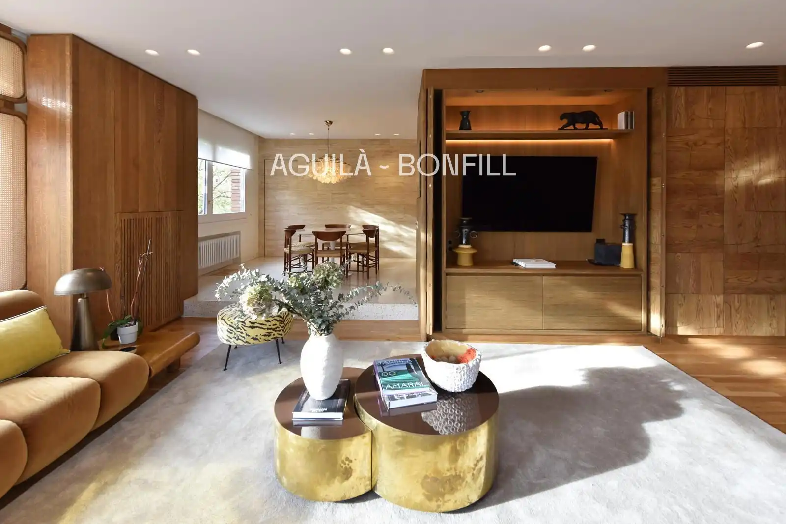 Living room of Flat for sale in Barcelona  with Air Conditioner, Heating and Parquet flooring