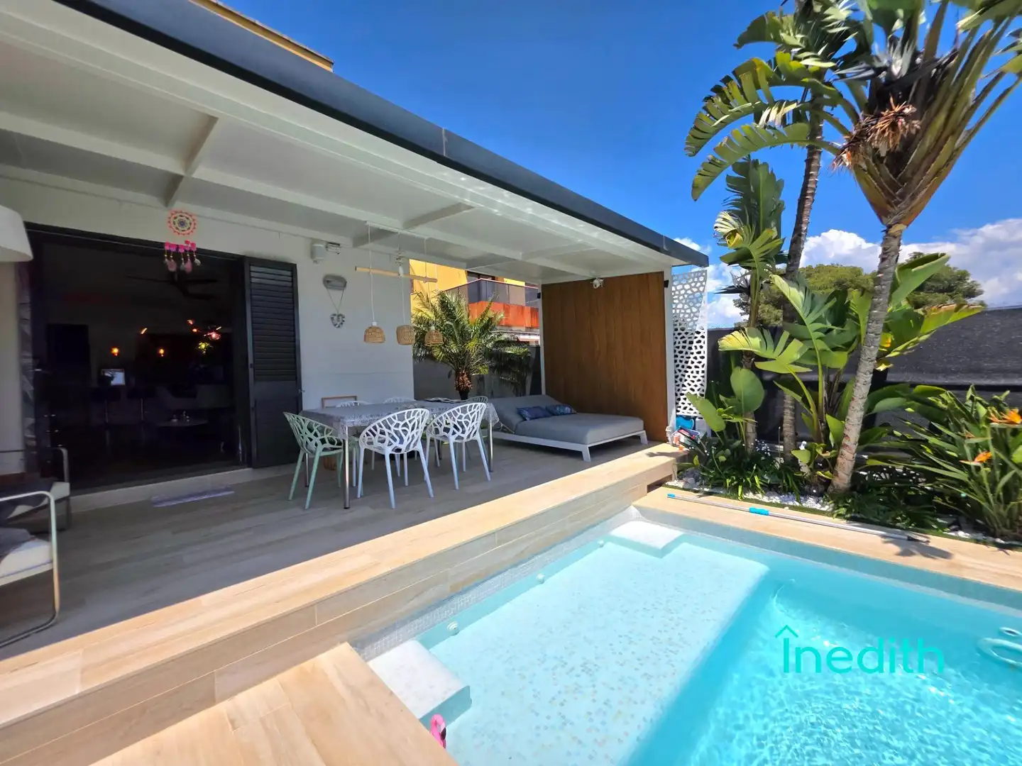 Terraza de Casa o chalet en venta en Cubelles con Aire acondicionado, Calefacción y Jardín privado