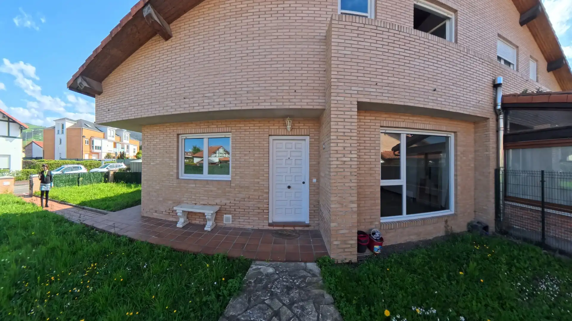 Casa con jardín en venta en Urbanización Santa Ana