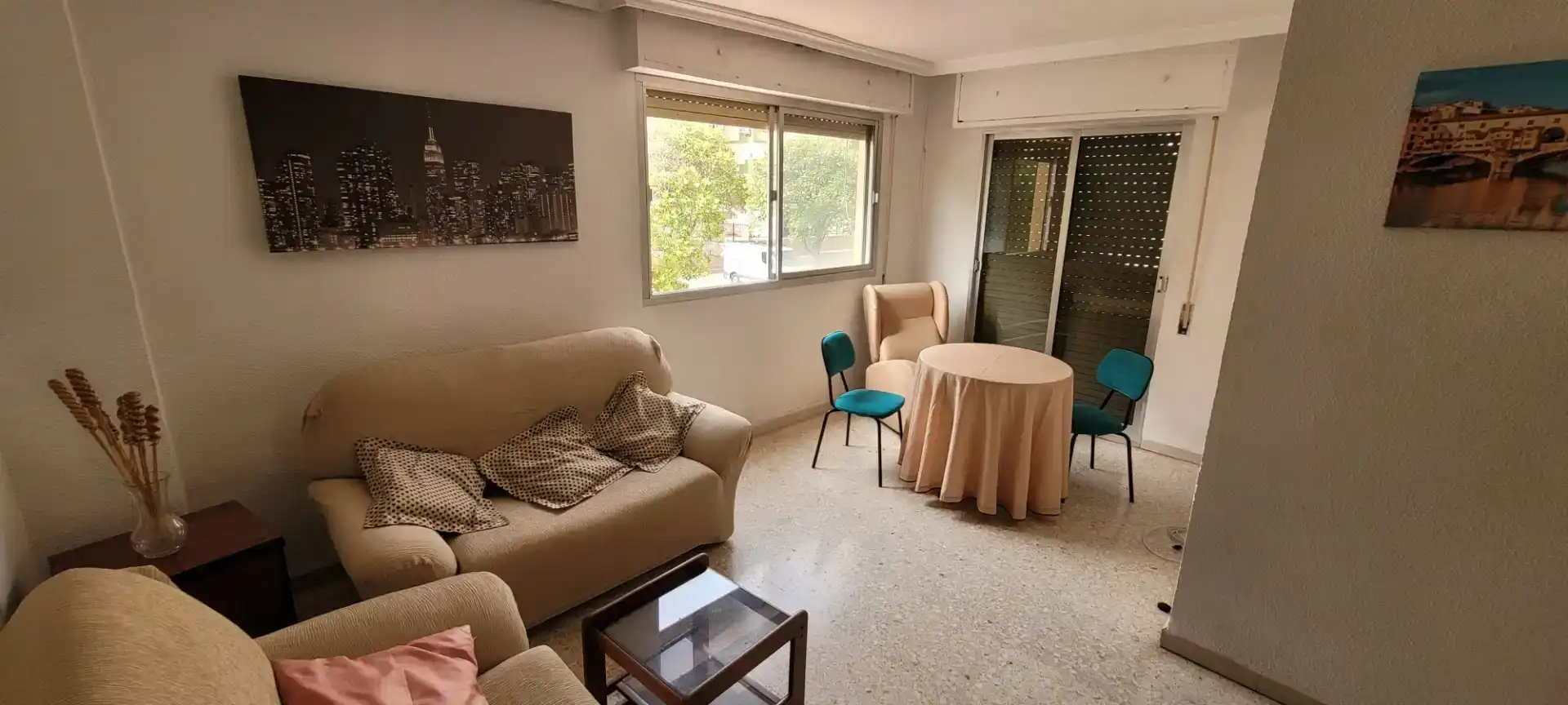 Wohnzimmer von Wohnung zur Miete in  Murcia Capital mit Balkon