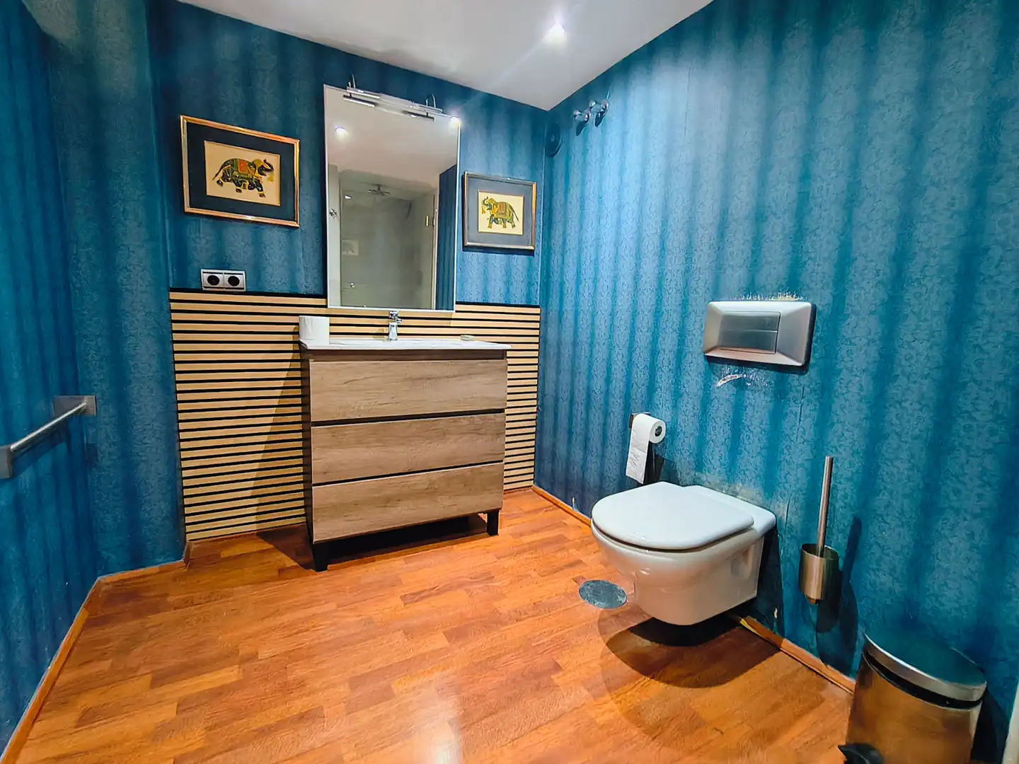 Baño de Casa o chalet de alquiler en San Vicente del Raspeig / Sant Vicent del Raspeig con Aire acondicionado, Parquet y Amueblado