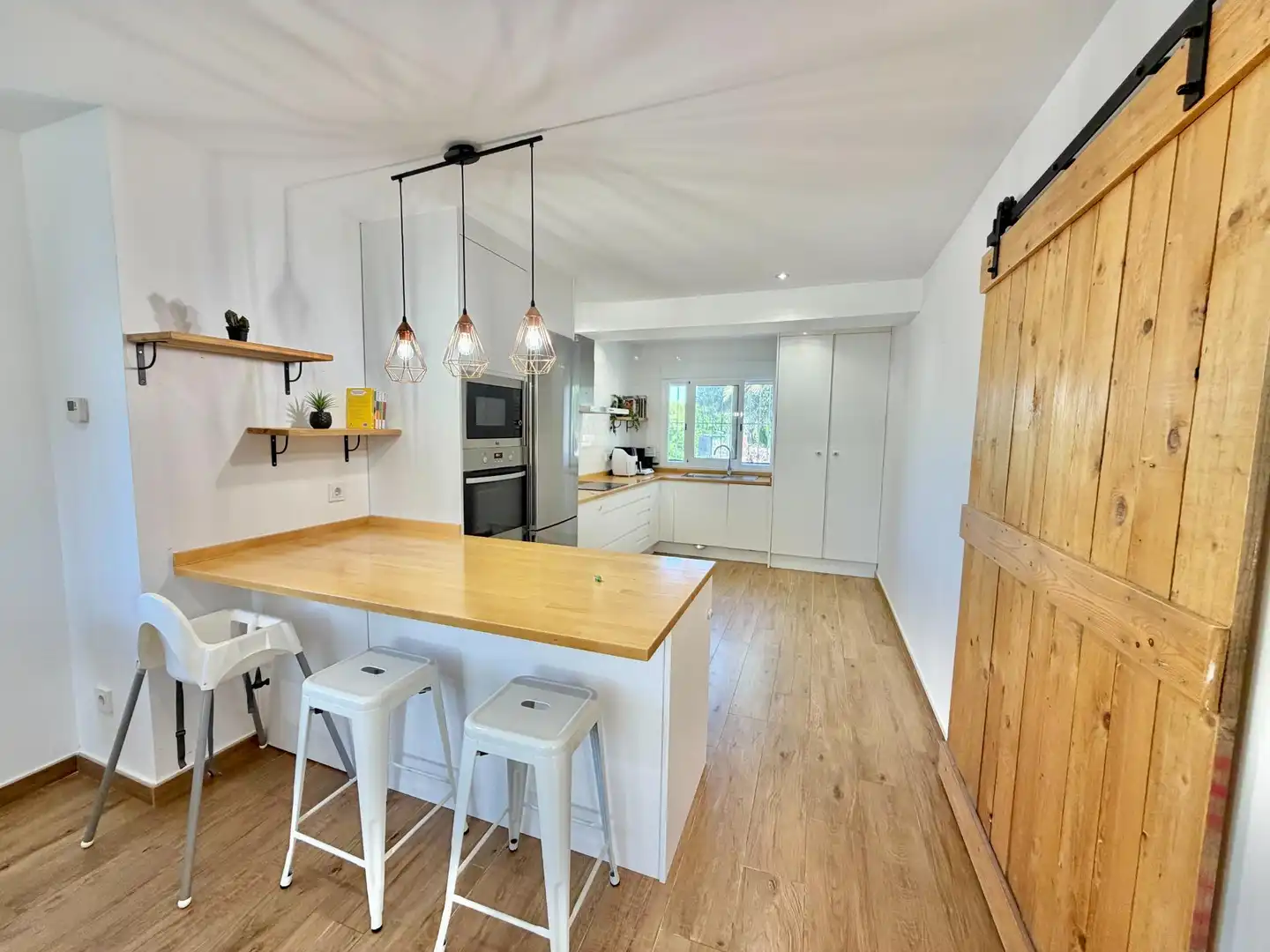Cocina de Casa o chalet en venta en Elche / Elx con Aire acondicionado, Jardín privado y Terraza