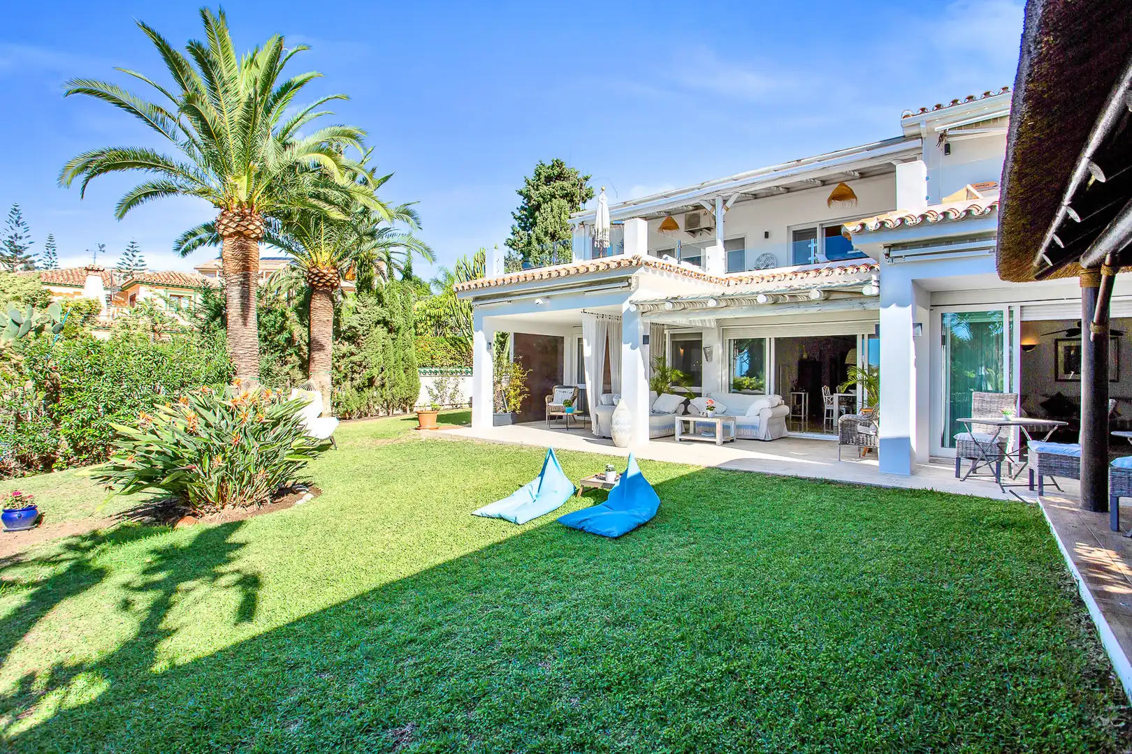 Jardí de Casa o xalet de lloguer en Marbella amb Aire condicionat, Calefacció i Jardí privat