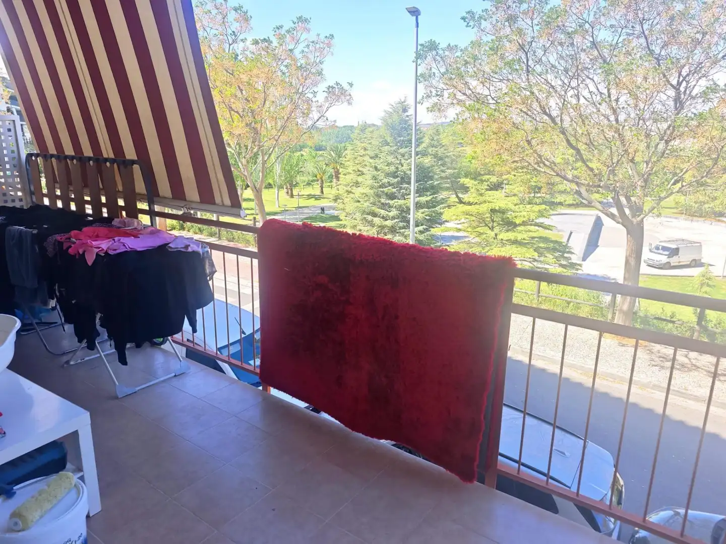 Terrasse von Wohnung zum Verkauf in Cuarte de Huerva mit Heizung, Terrasse und Abstellraum