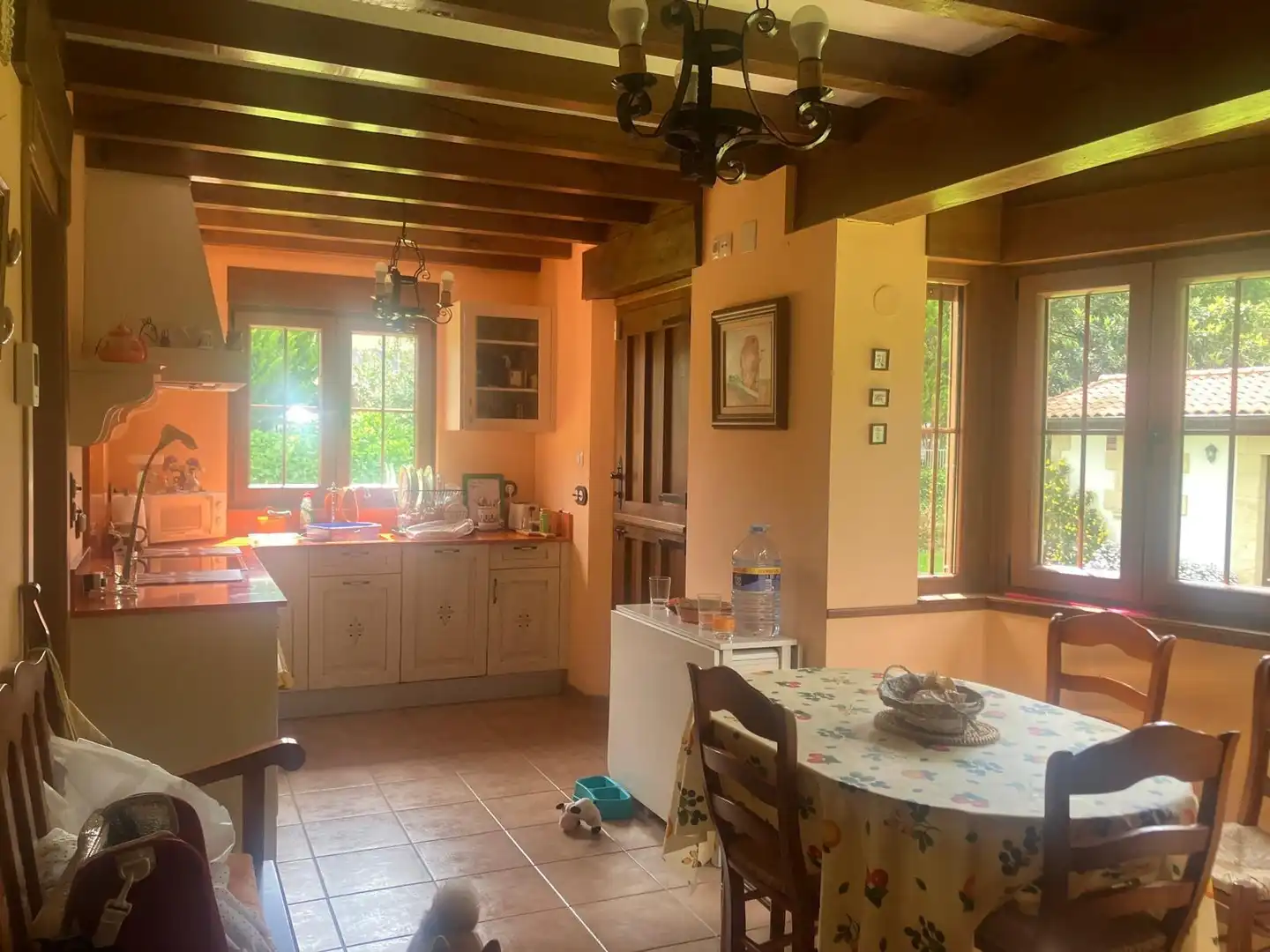 Cocina de Casa o chalet en venta en Puente Viesgo con Calefacción, Jardín privado y Terraza
