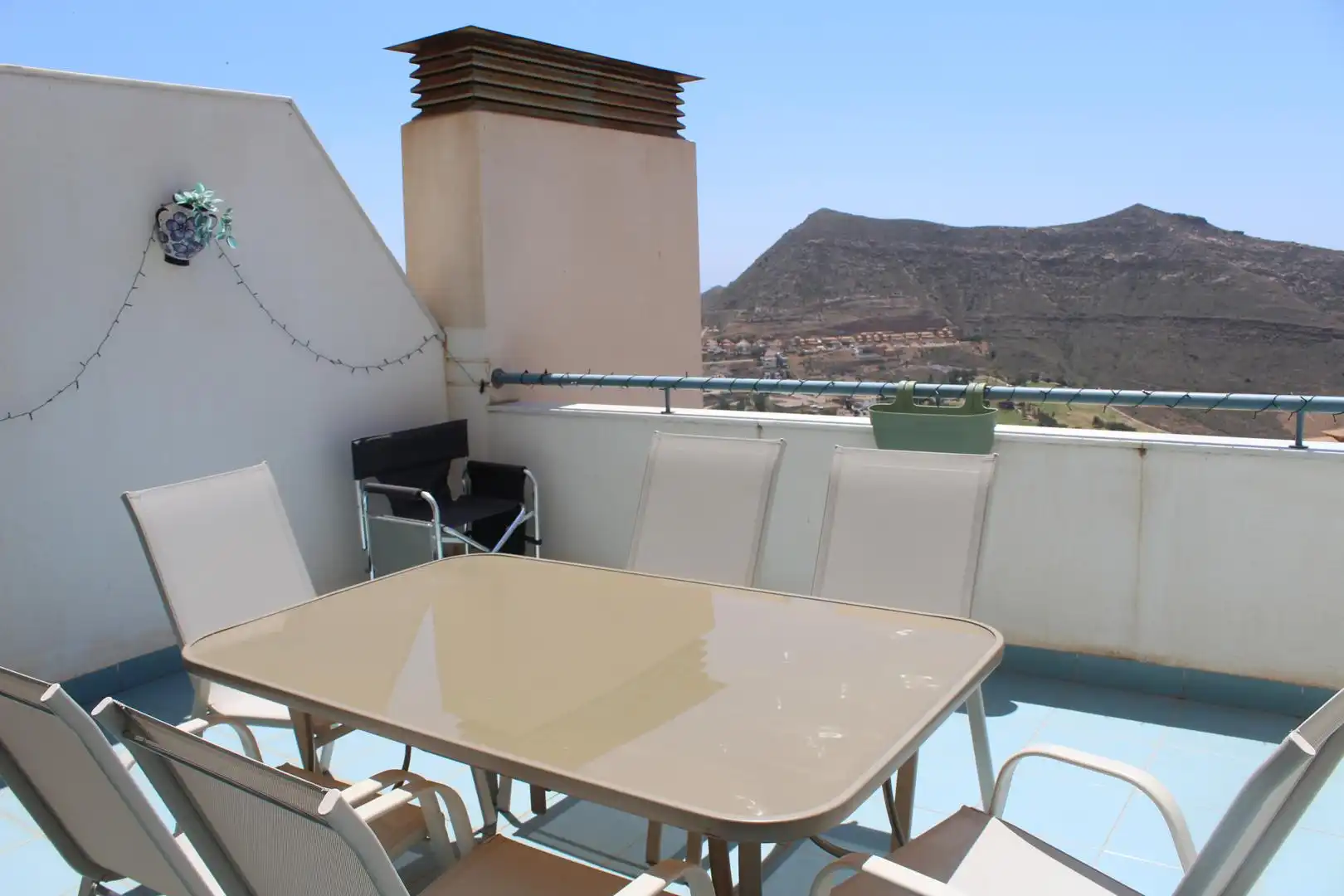Terrassa de Apartament en venda en Vícar amb Aire condicionat, Jardí privat i Terrassa